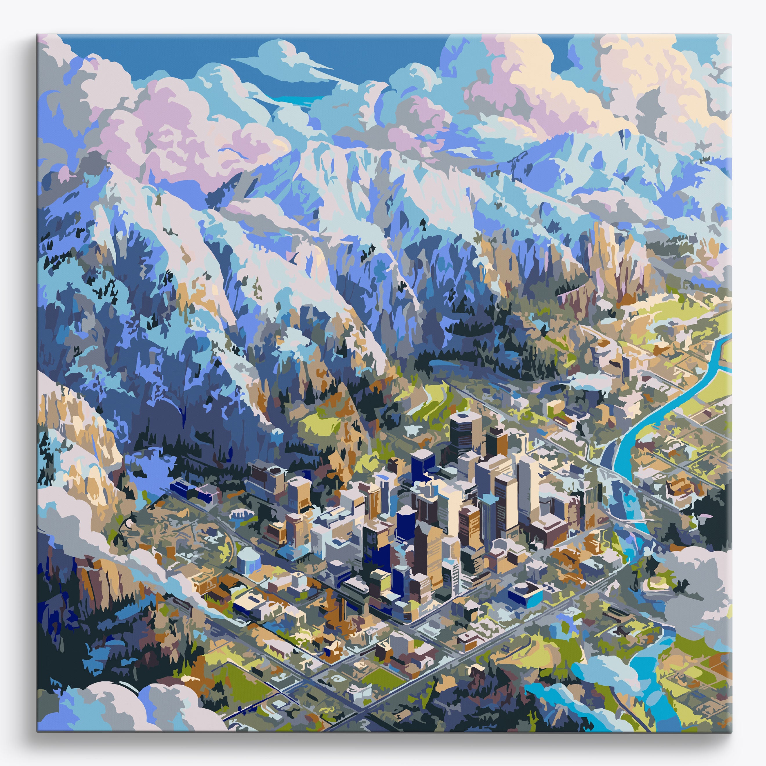 City Vista No Frame / 40x40cm