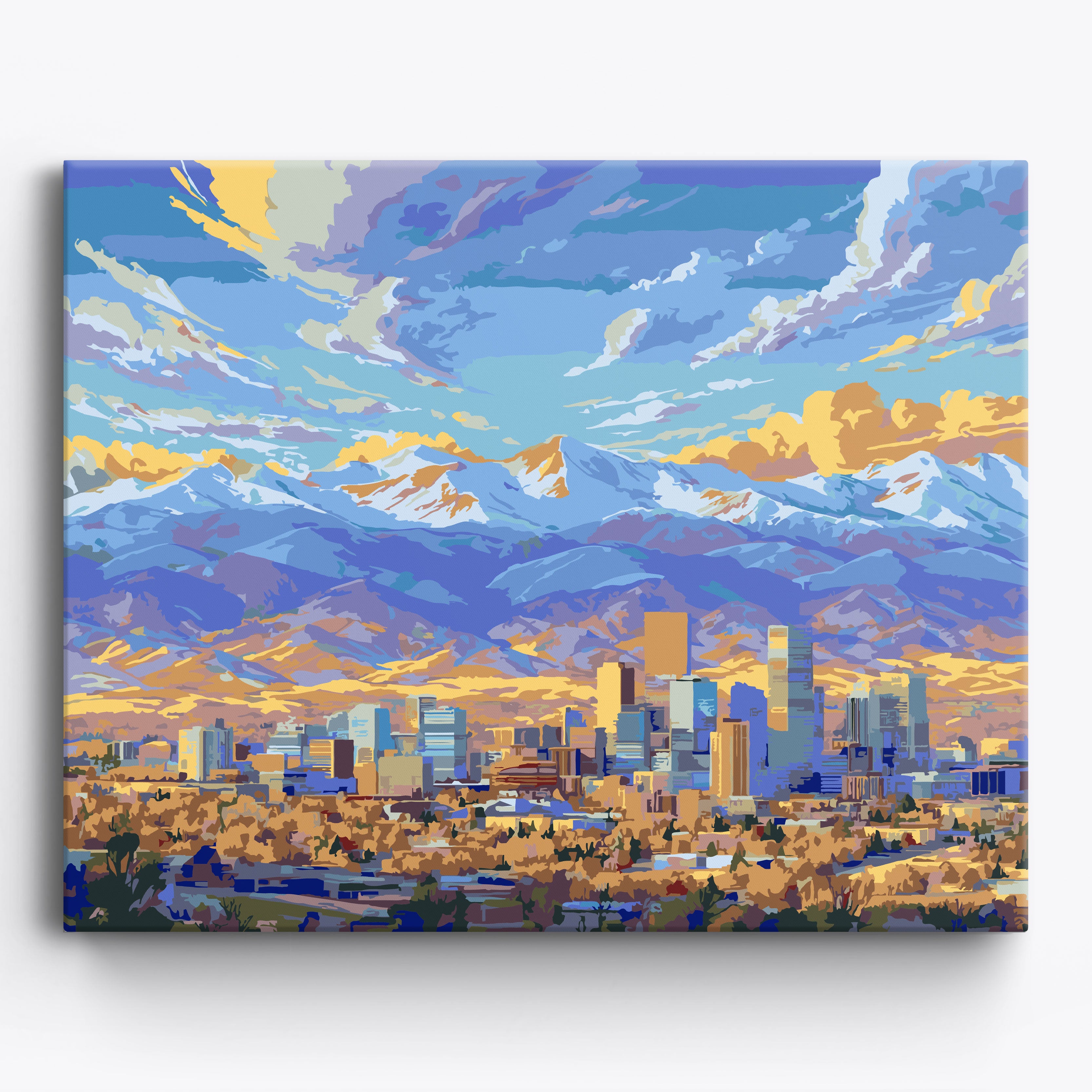 Mountain City Harmony No Frame / 50x40cm