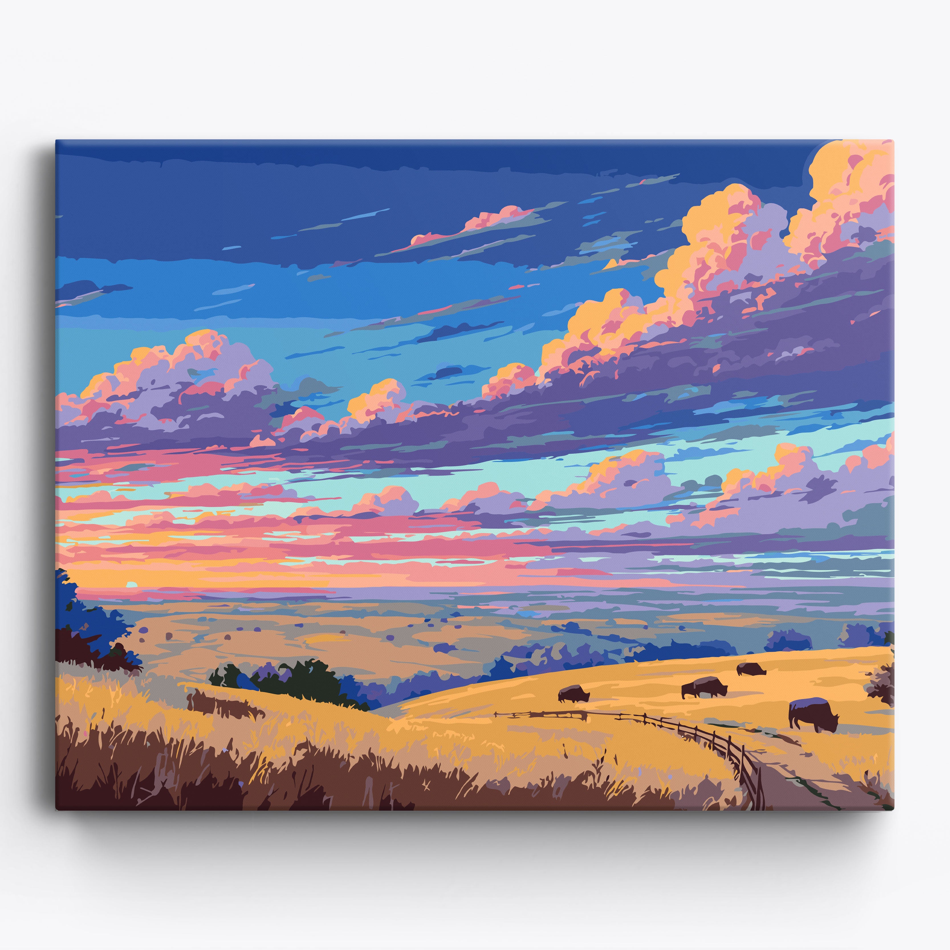 Bison Horizon No Frame / 50x40cm