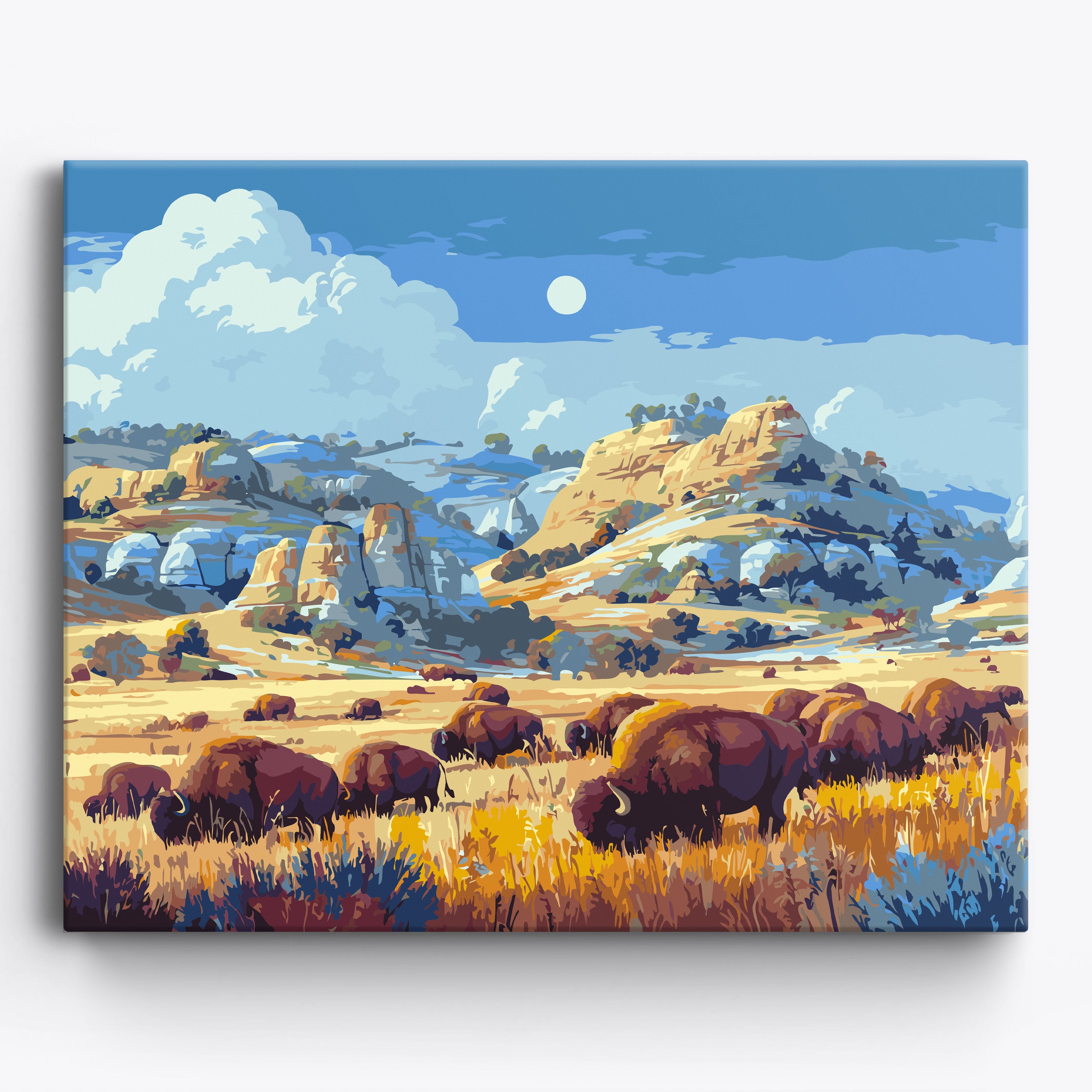 Bison Bliss No Frame / 50x40cm