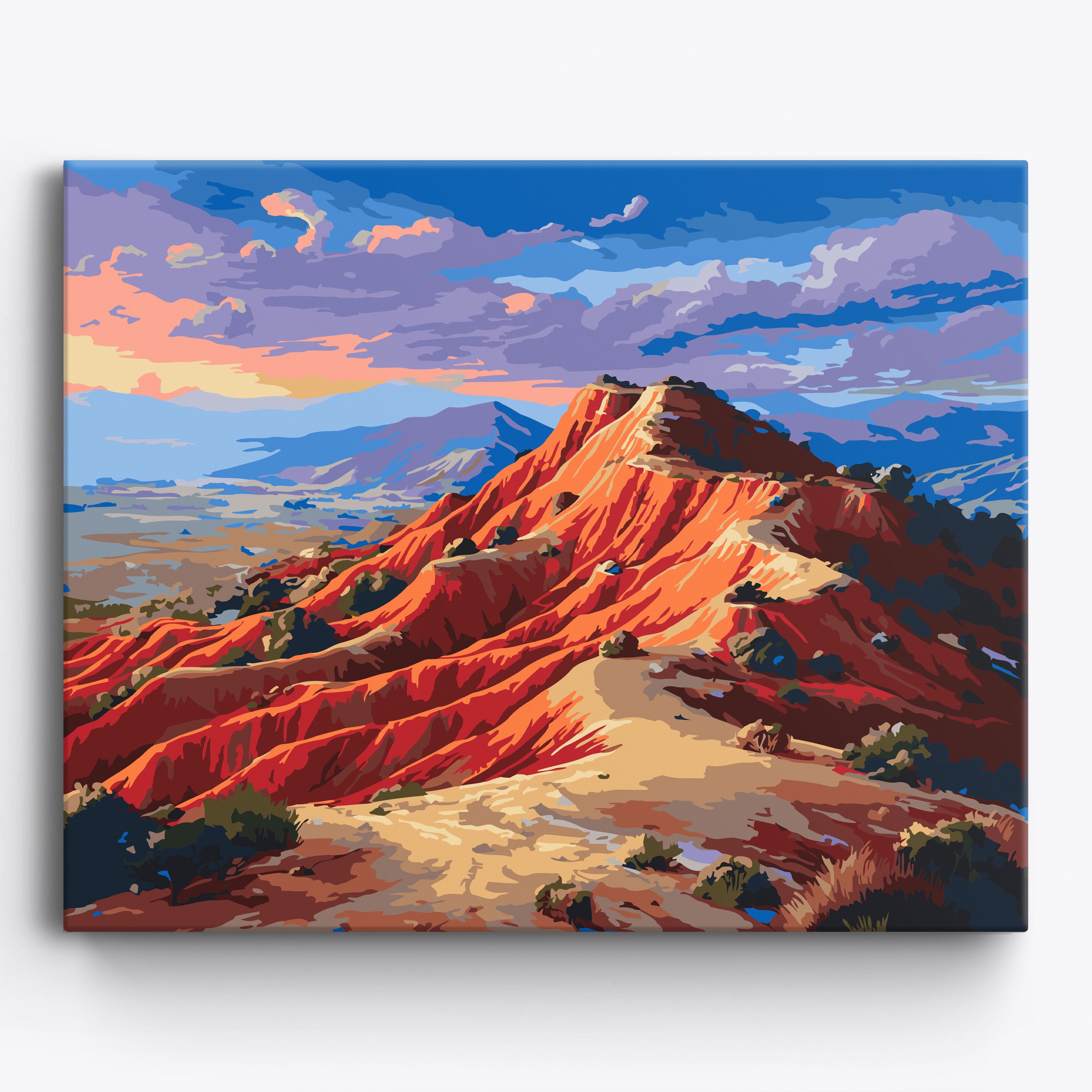 Stylized Evening View No Frame / 50x40cm