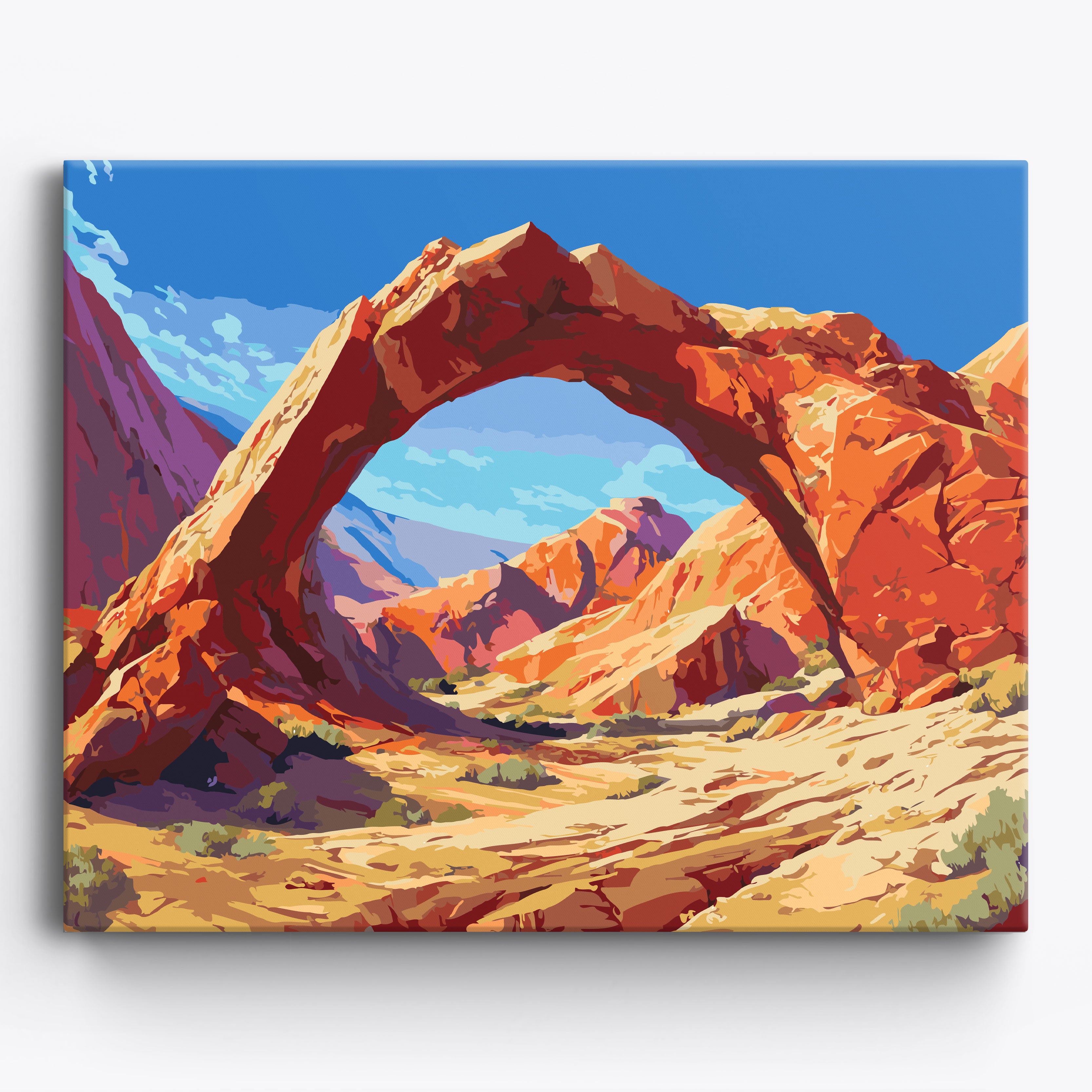 Rust Oasis No Frame / 50x40cm