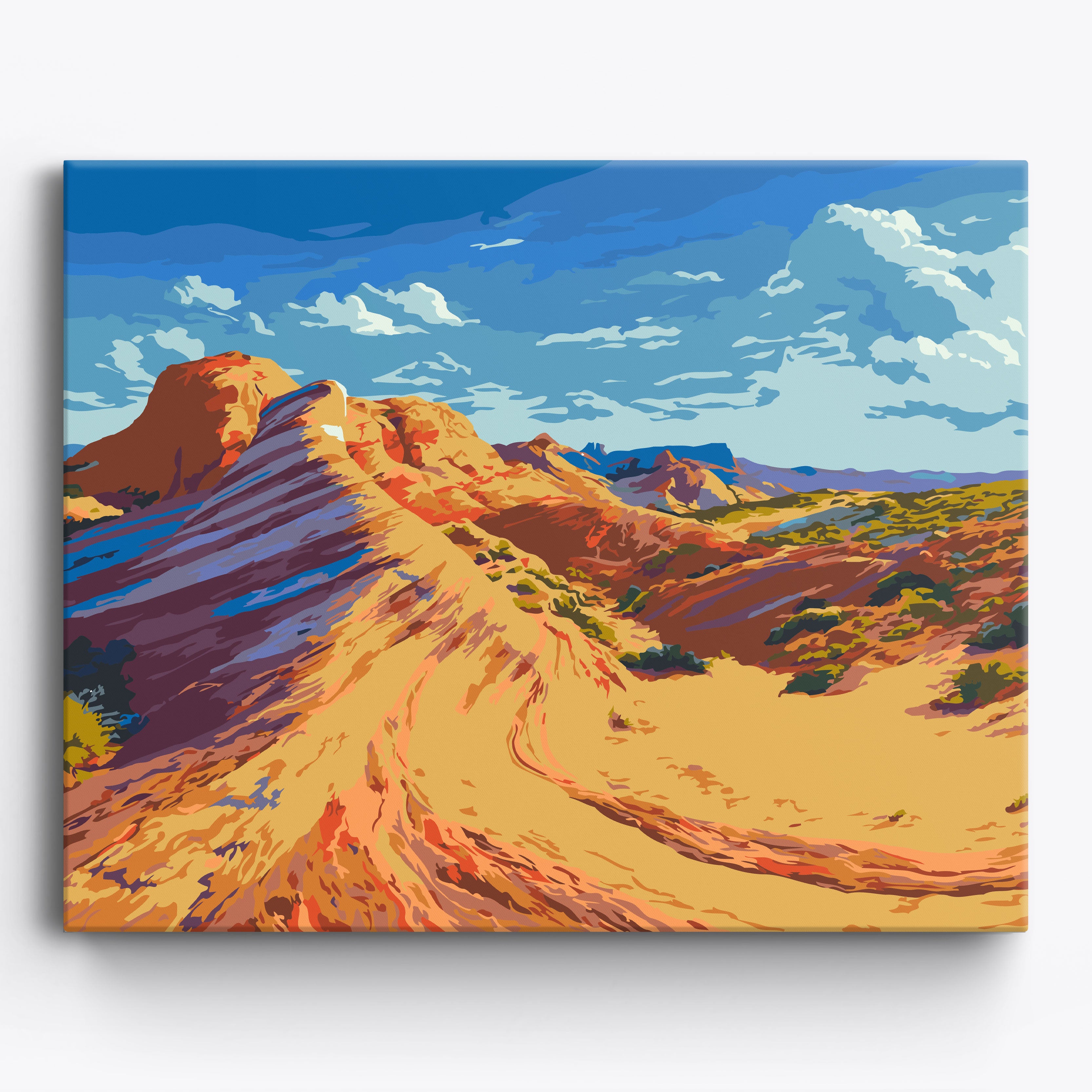Inferno Flow No Frame / 50x40cm