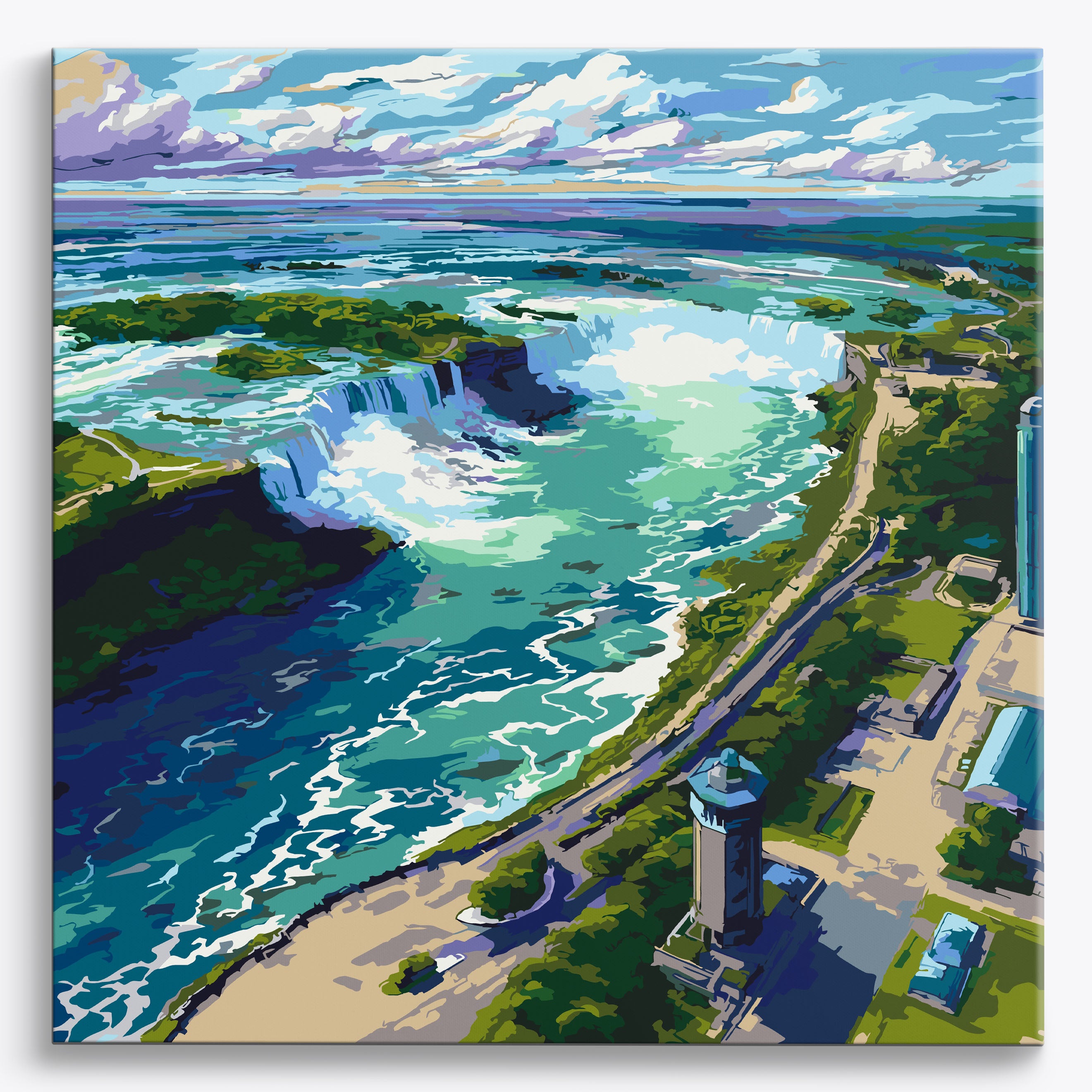 Island Divide No Frame / 40x40cm