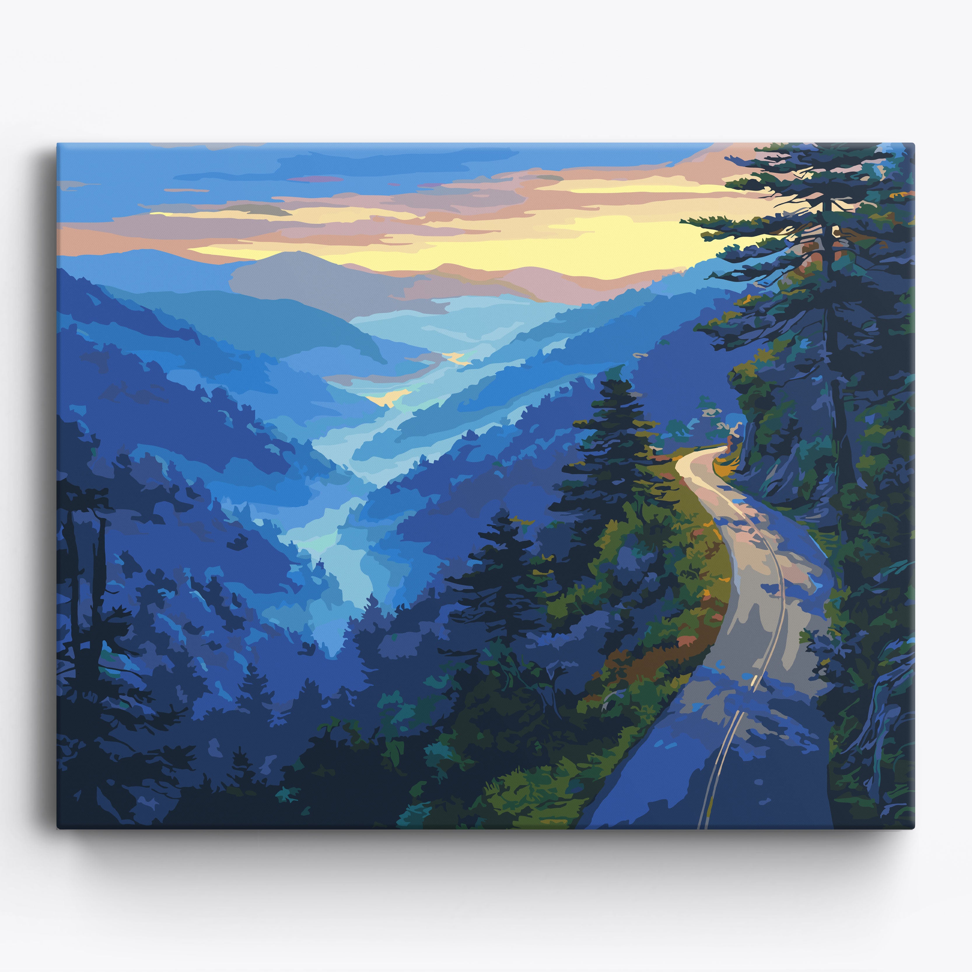 Mountain Veil No Frame / 50x40cm