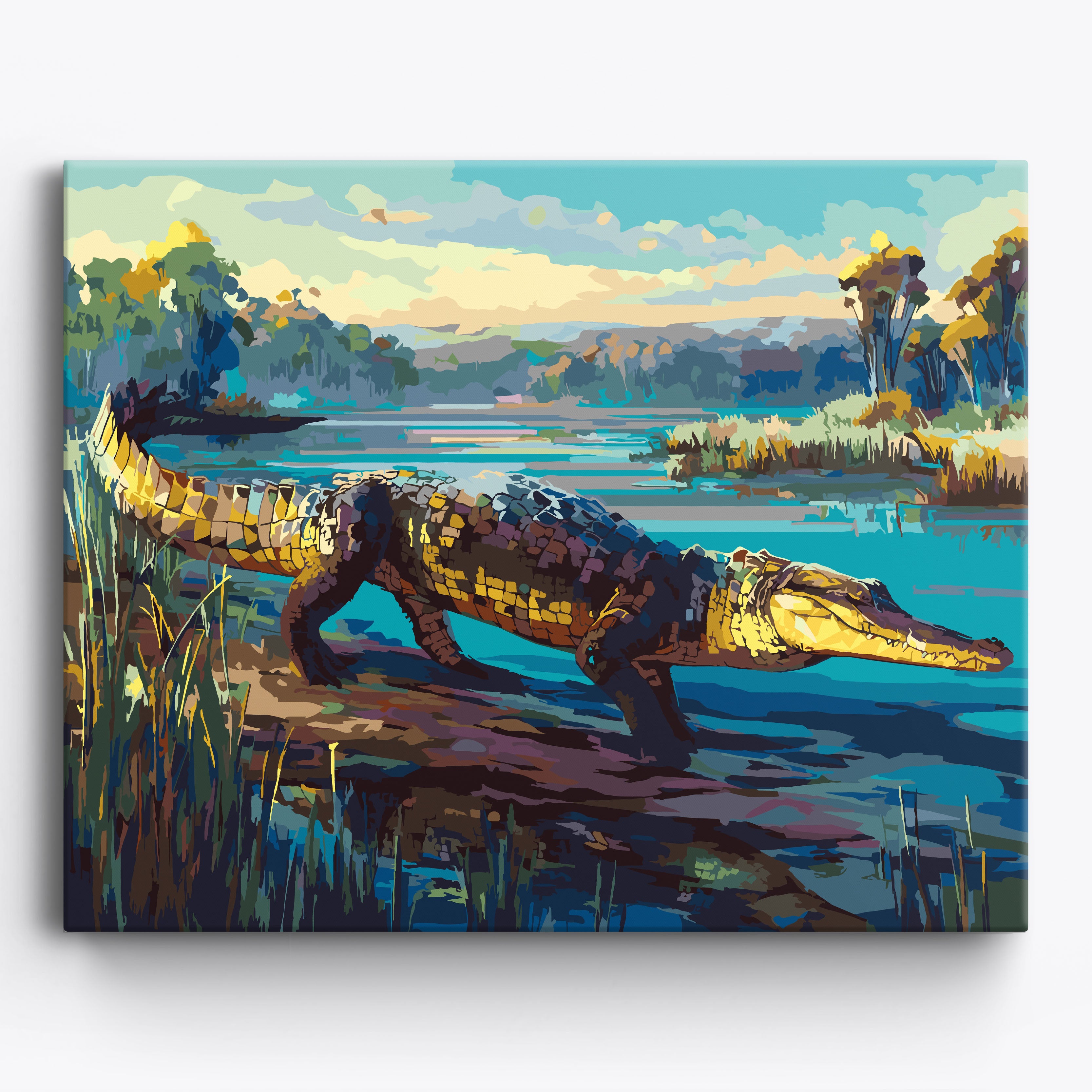 Swamp Symmetry No Frame / 50x40cm