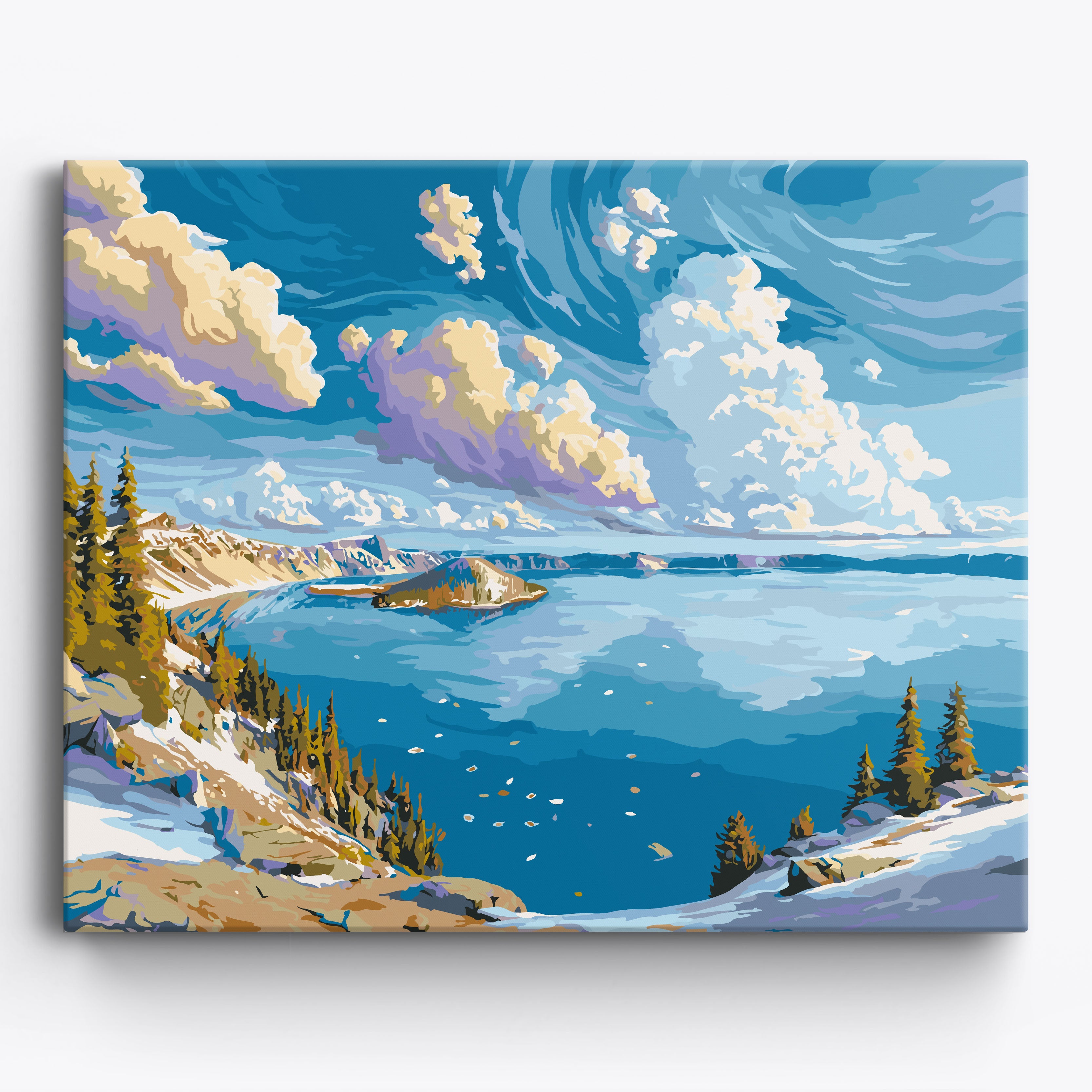 Indigo Charm No Frame / 50x40cm