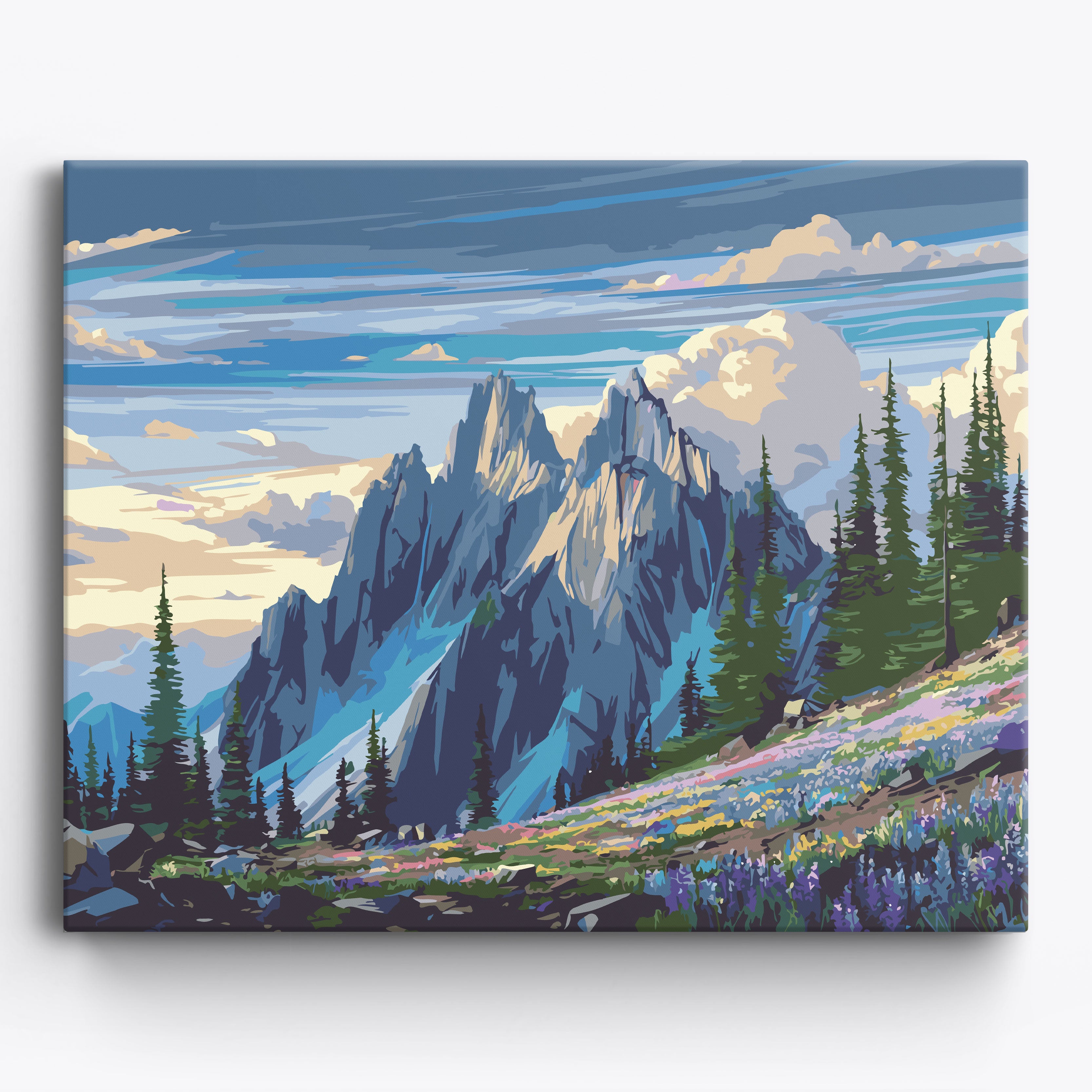 Ridge Chaos No Frame / 50x40cm