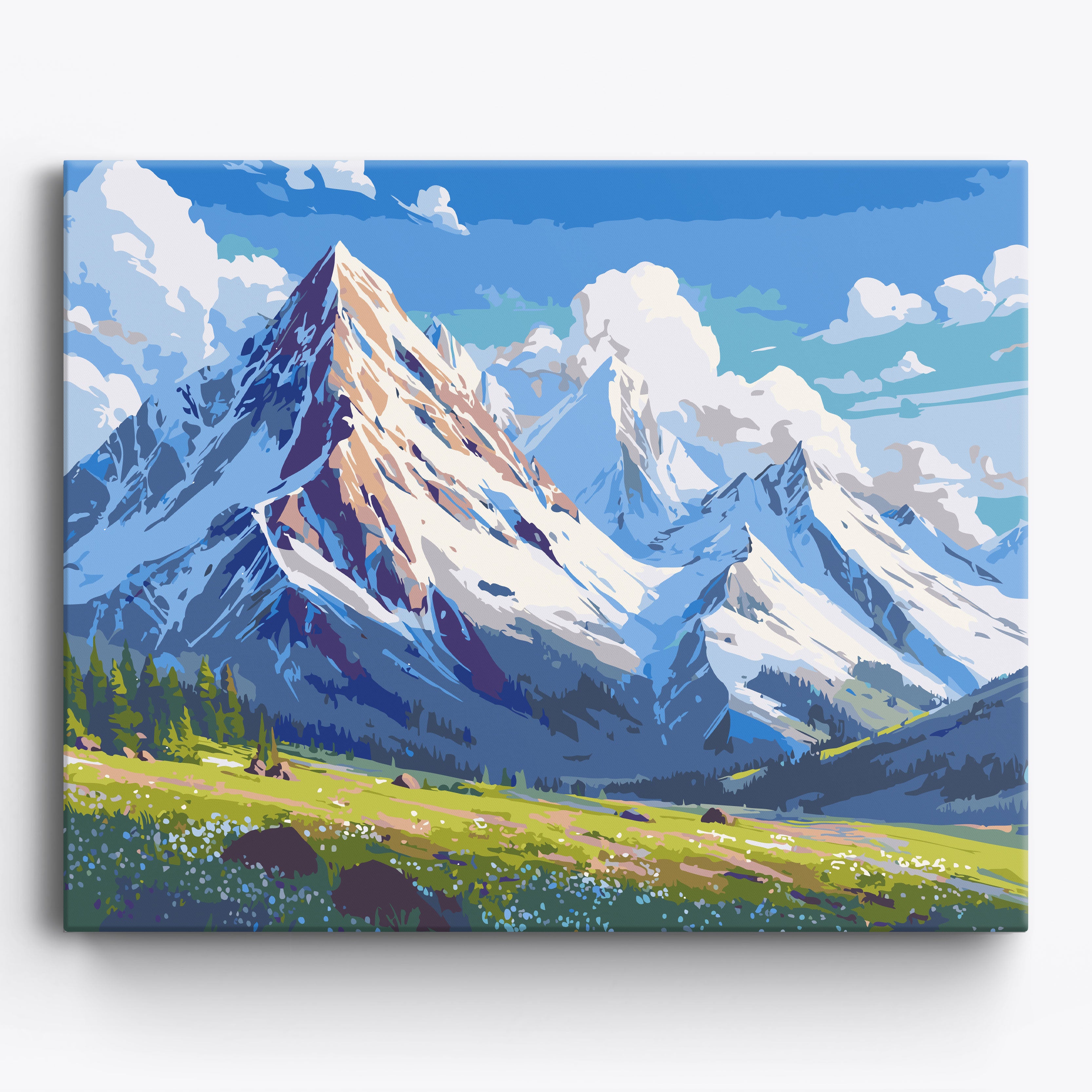 Mountainscape Dance No Frame / 50x40cm