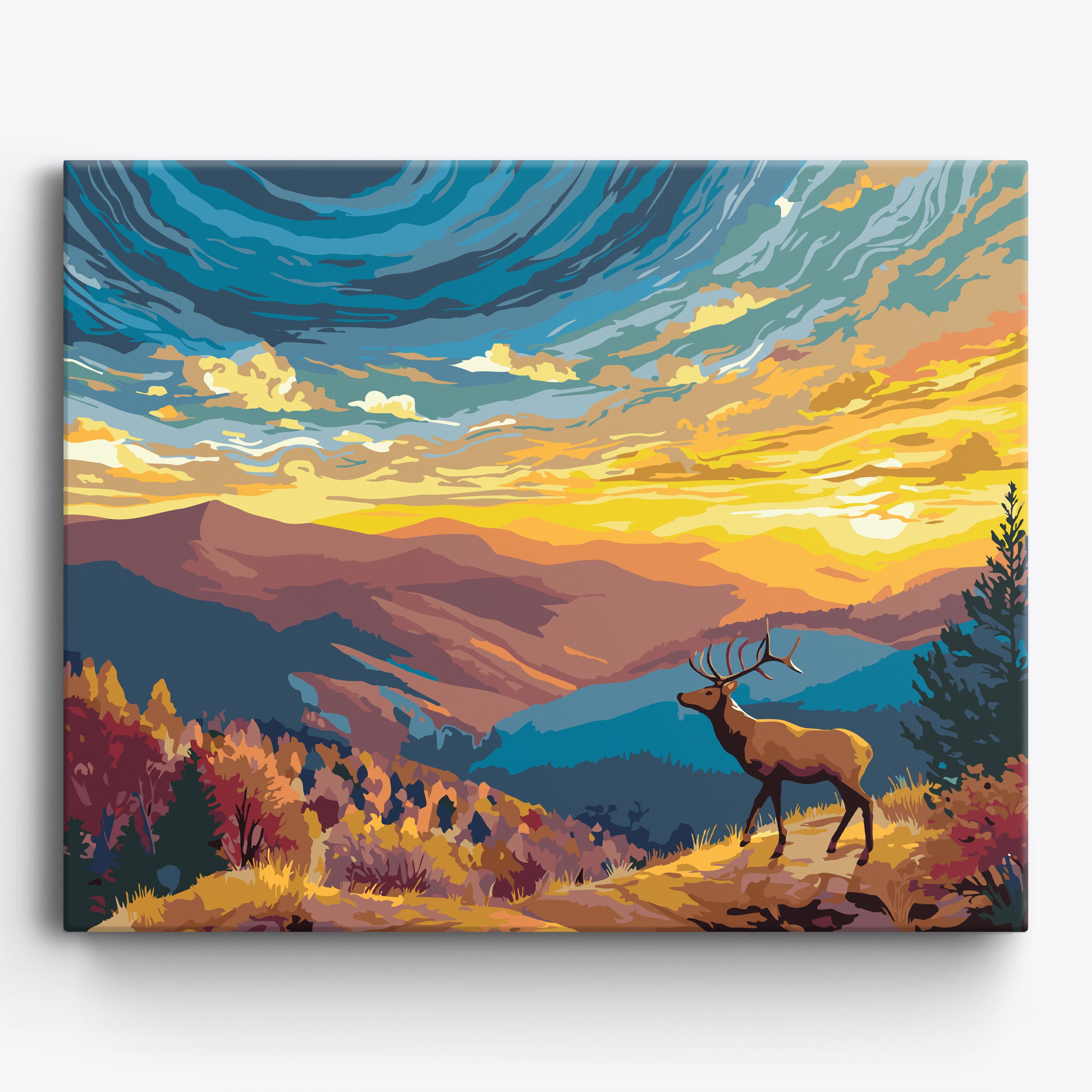 Rustic Mountain Twilight No Frame / 50x40cm