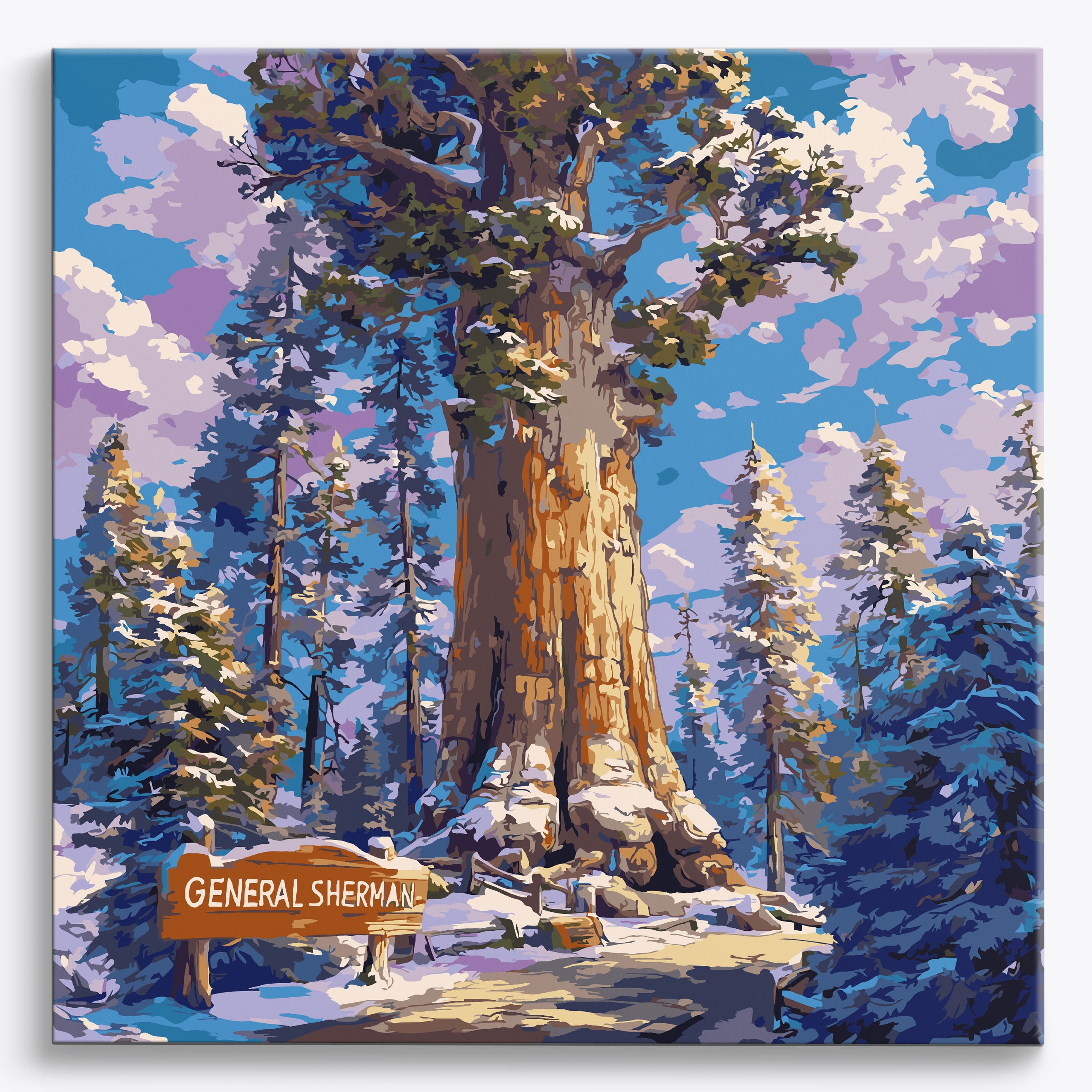 Giant Sequoia Majesty No Frame / 40x40cm
