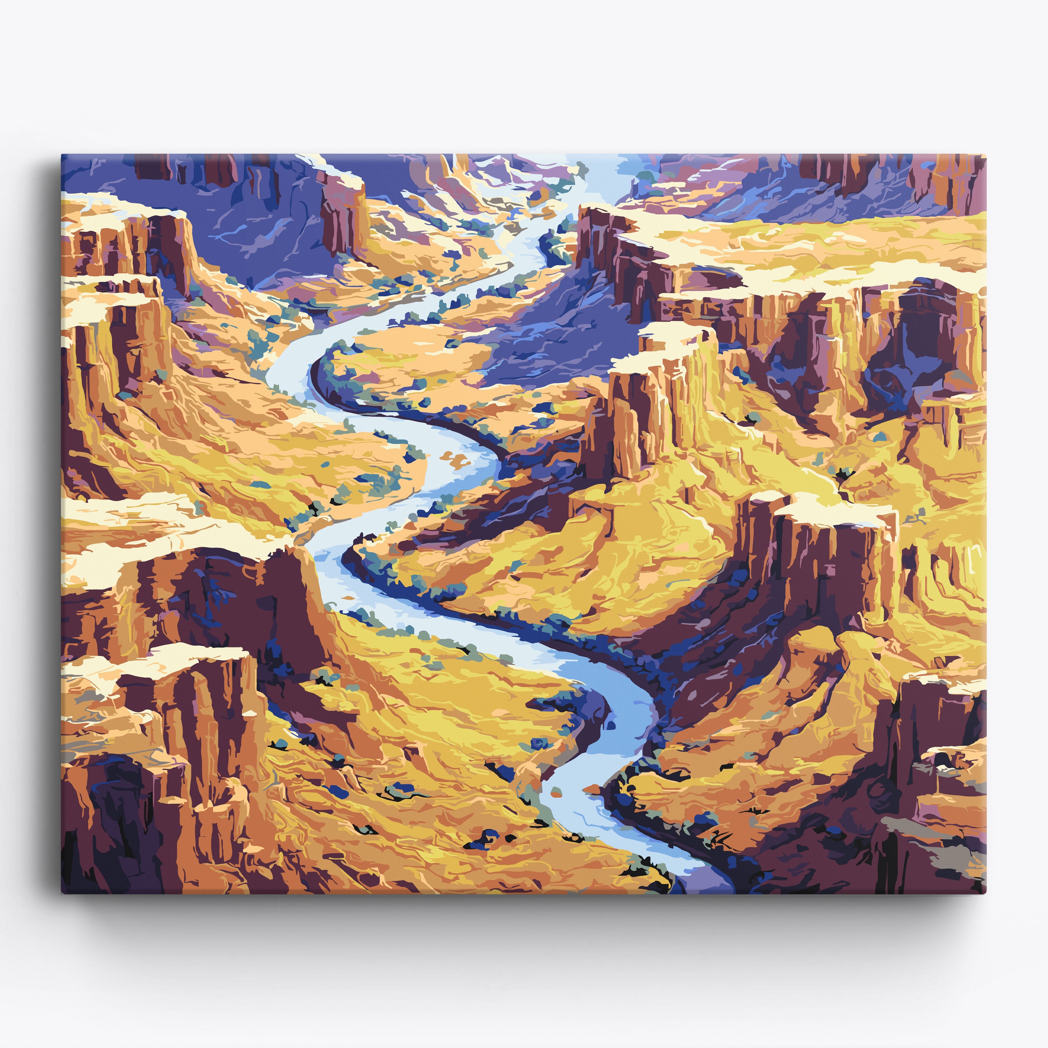 Winding Riverscape No Frame / 50x40cm