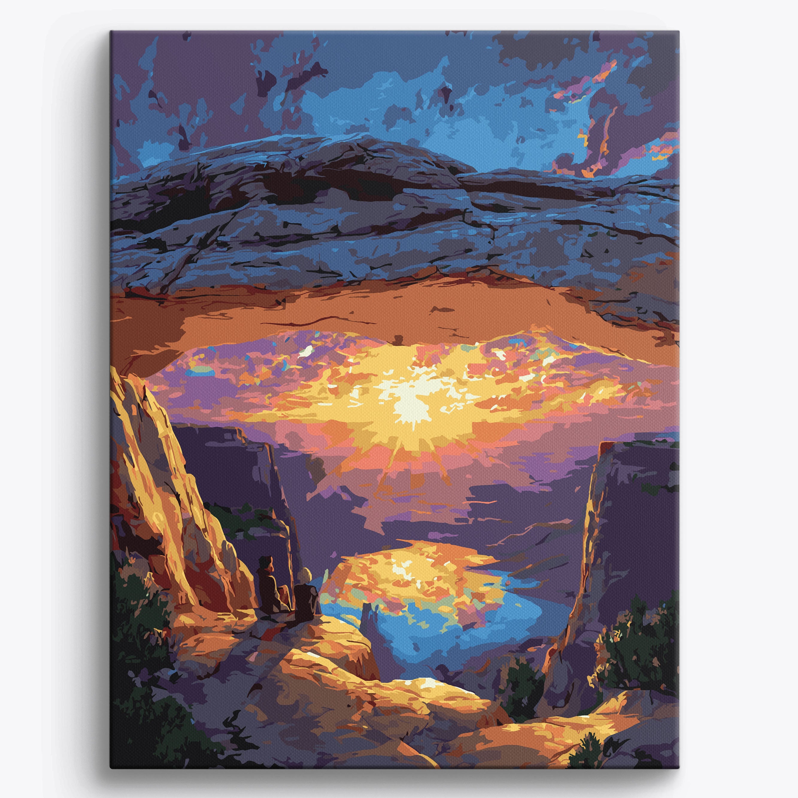 Sunlit Canyon No Frame / 40x50cm