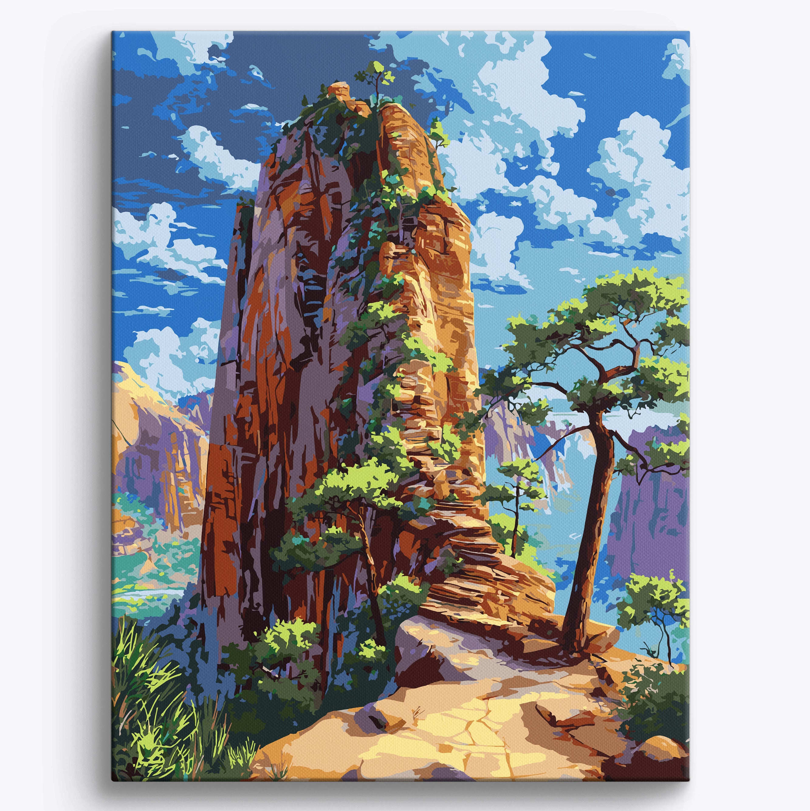 Turquoise Heights No Frame / 40x50cm