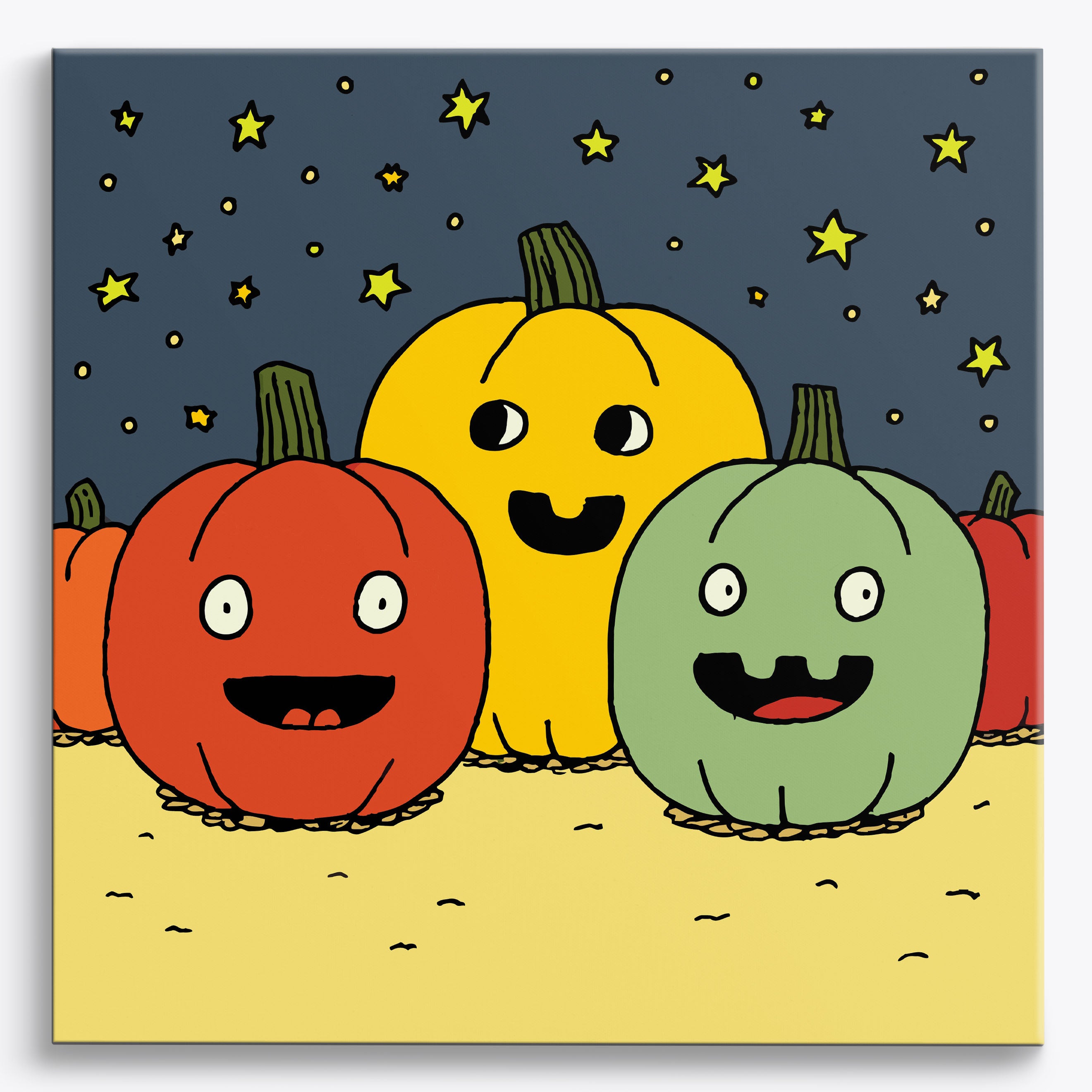 Vector Pumpkin Arrangement No Frame / 40x40cm