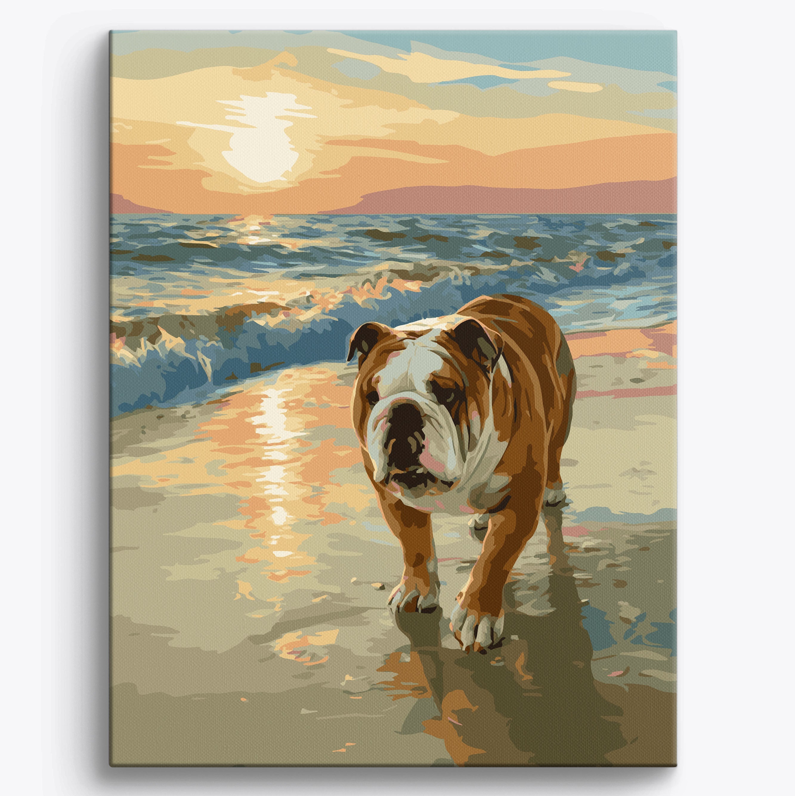 Bulldog Beach No Frame / 40x50cm