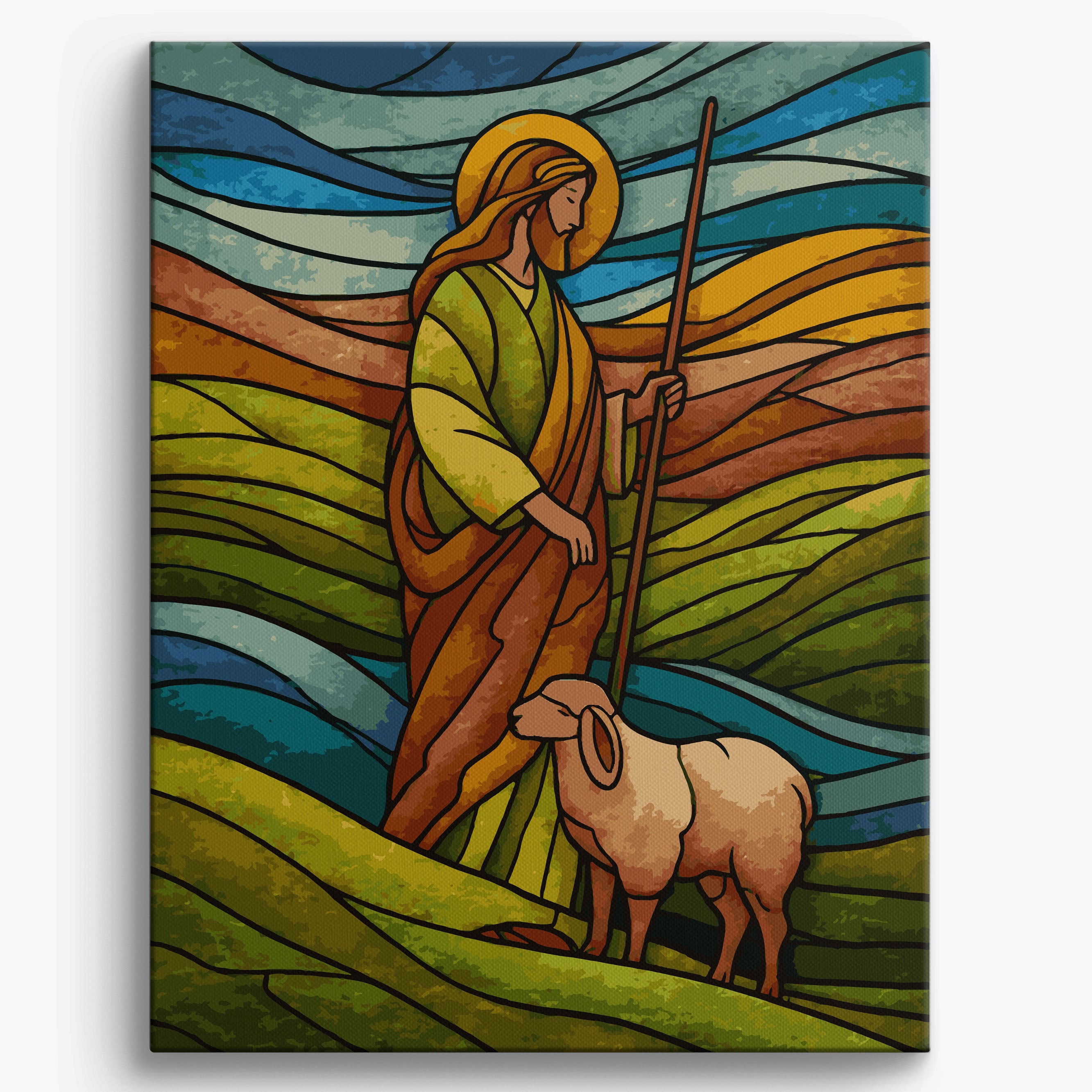 Glass Shepherd No Frame / 40x50cm