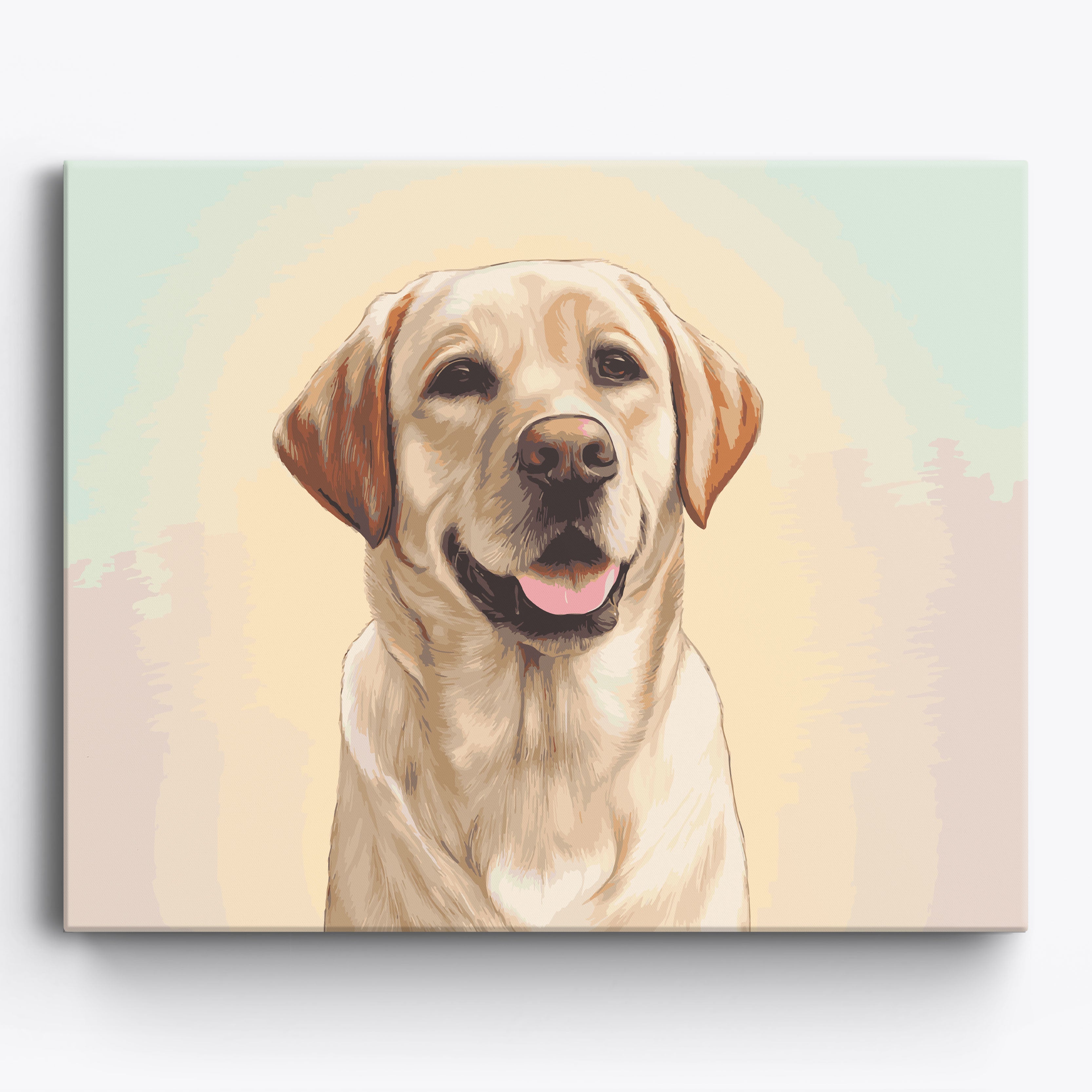 Labrador Retriever Studio Framed / 50x40cm