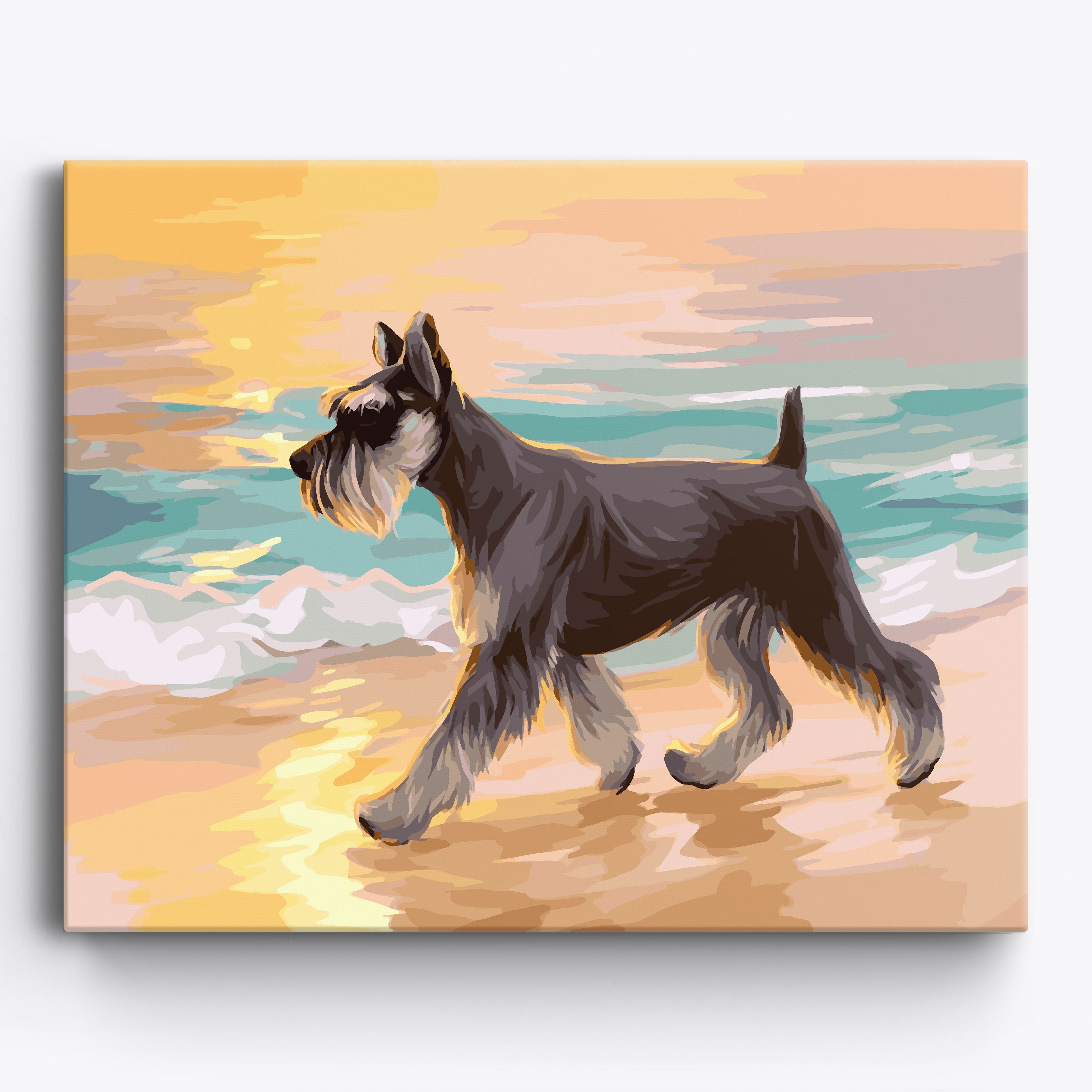 Schnauzer Shores No Frame / 50x40cm