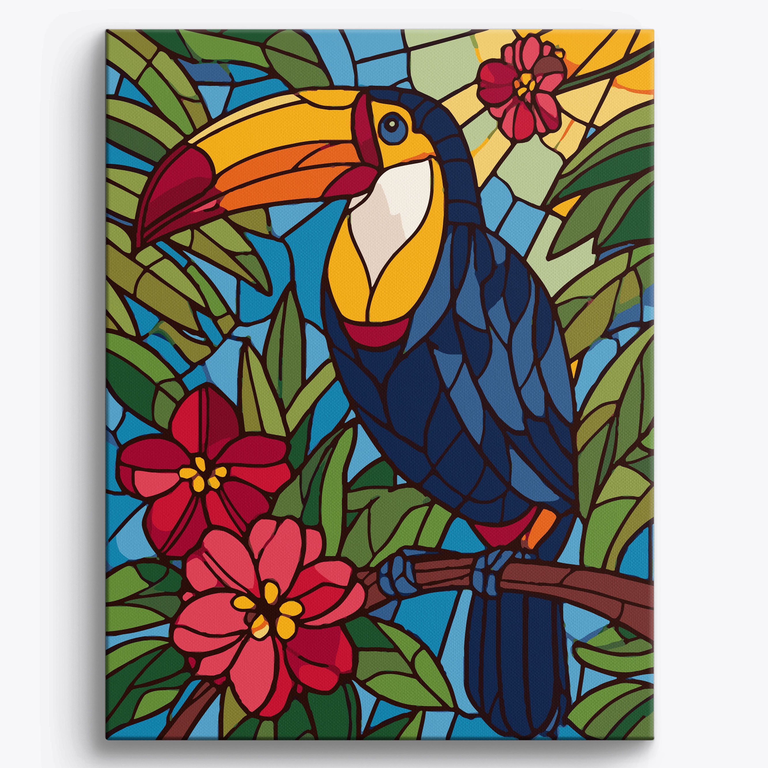 Toucan Tiles Framed / 40x50cm