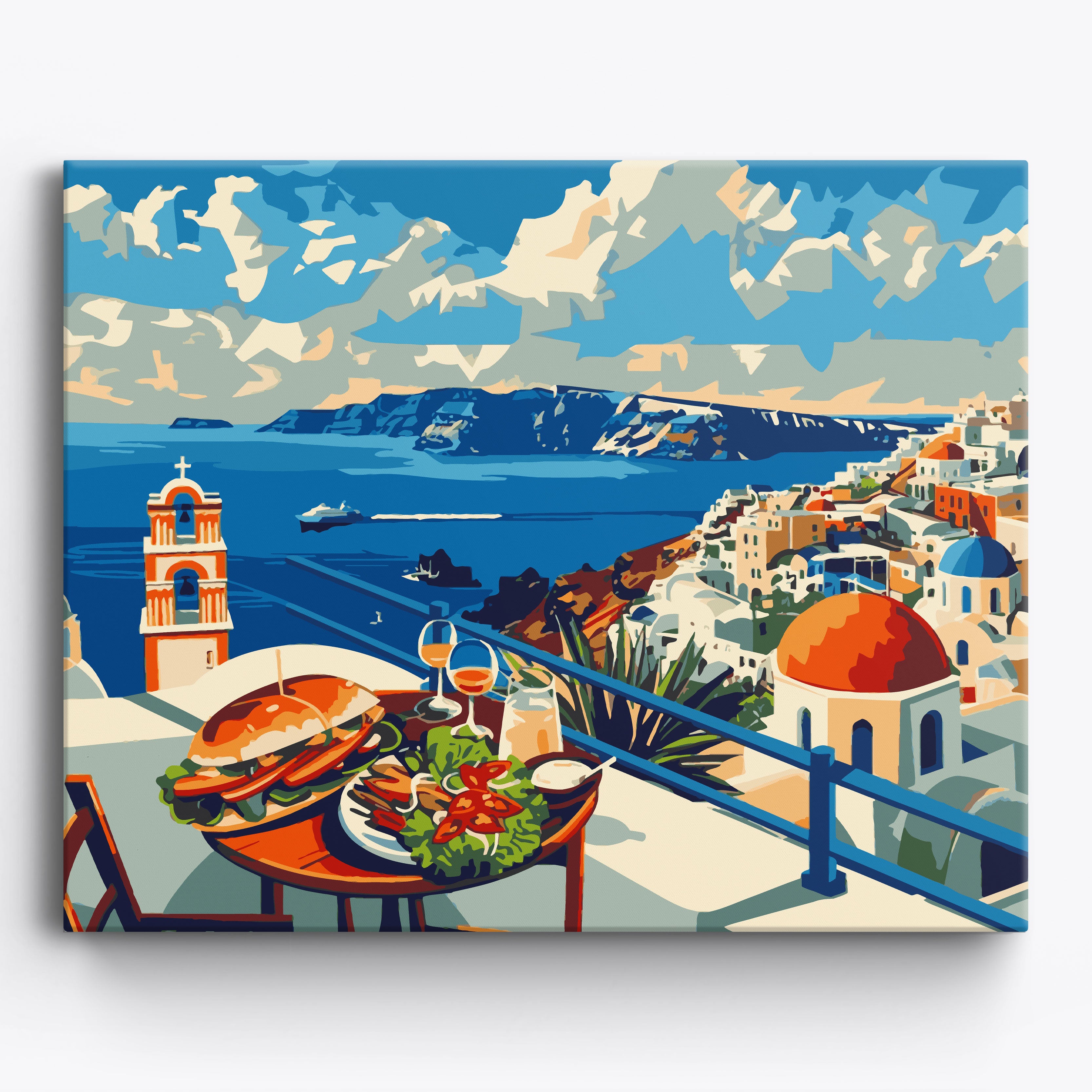 Santorini Seaside Supper