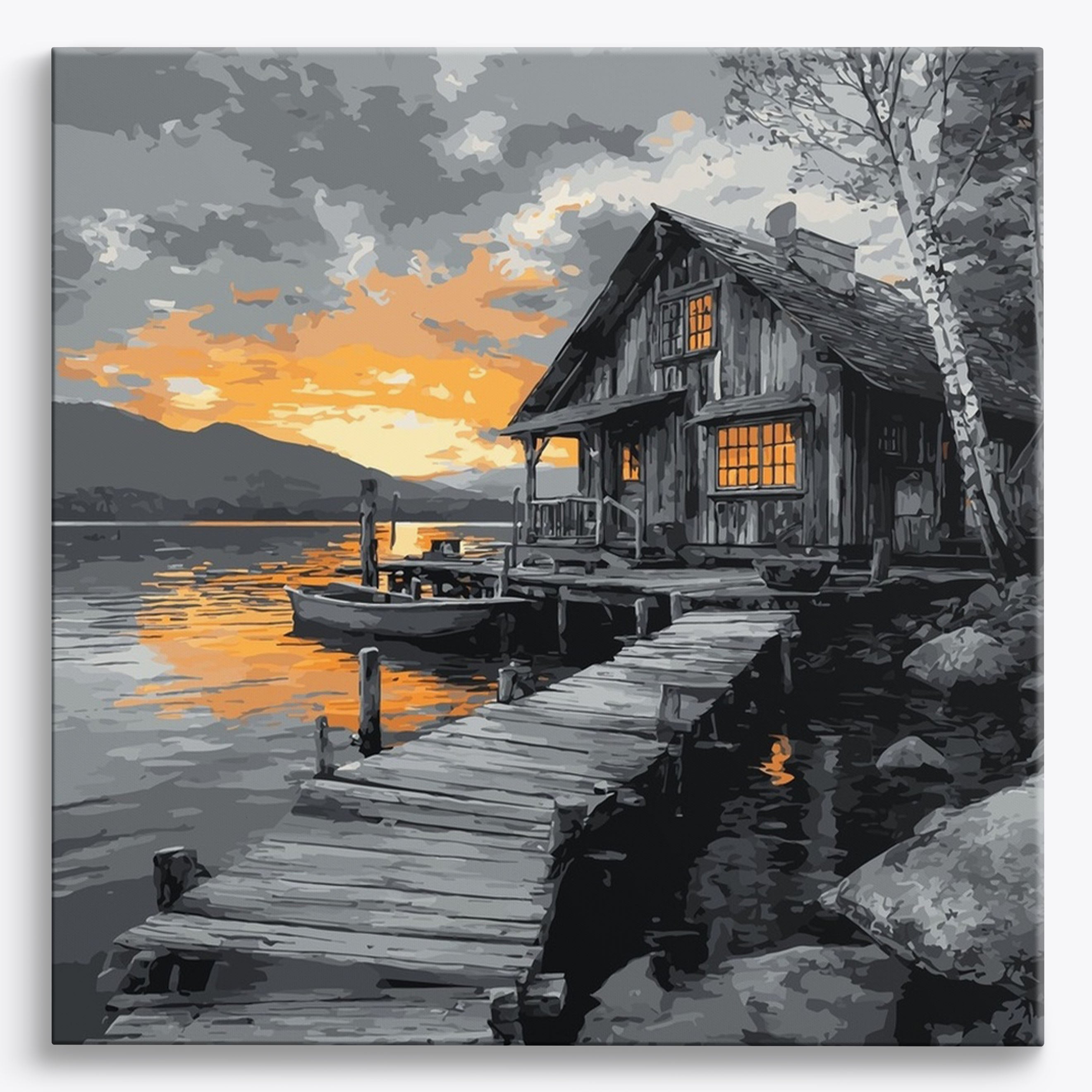 Cabin Sunrise