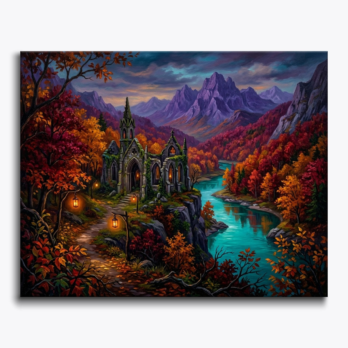 Gothic Chapel By Teal River