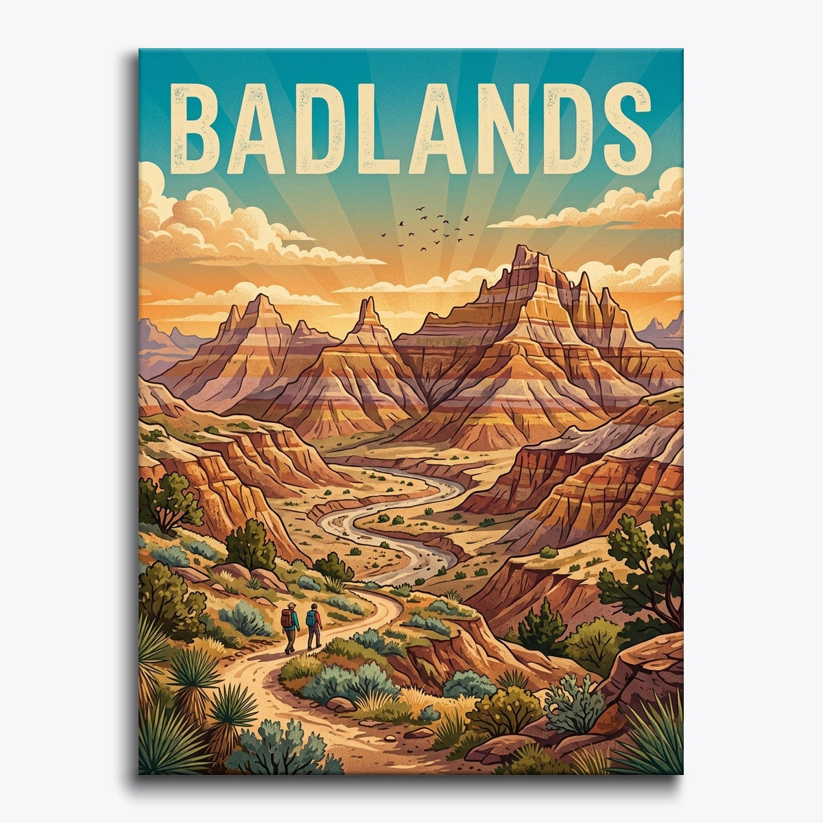Badlands Landscape