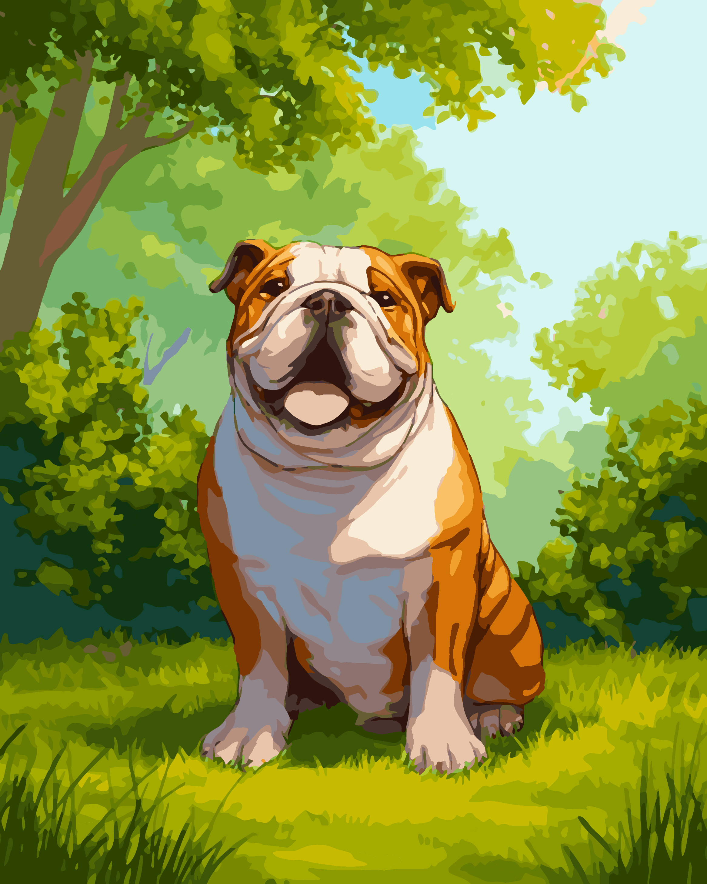 Happy Bulldog