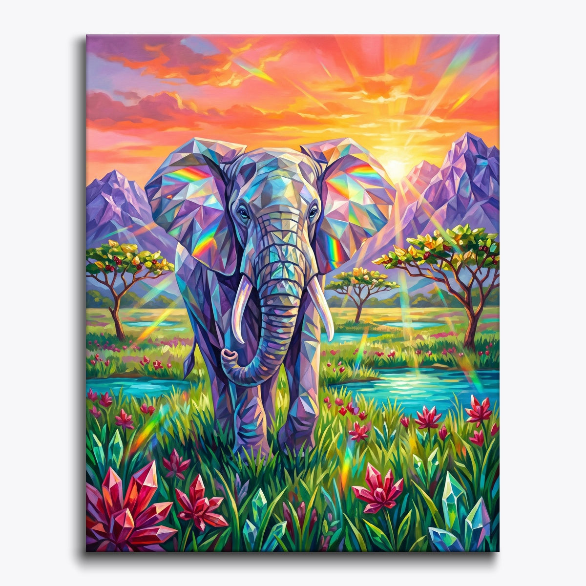 Prismatic Elephant Dawn
