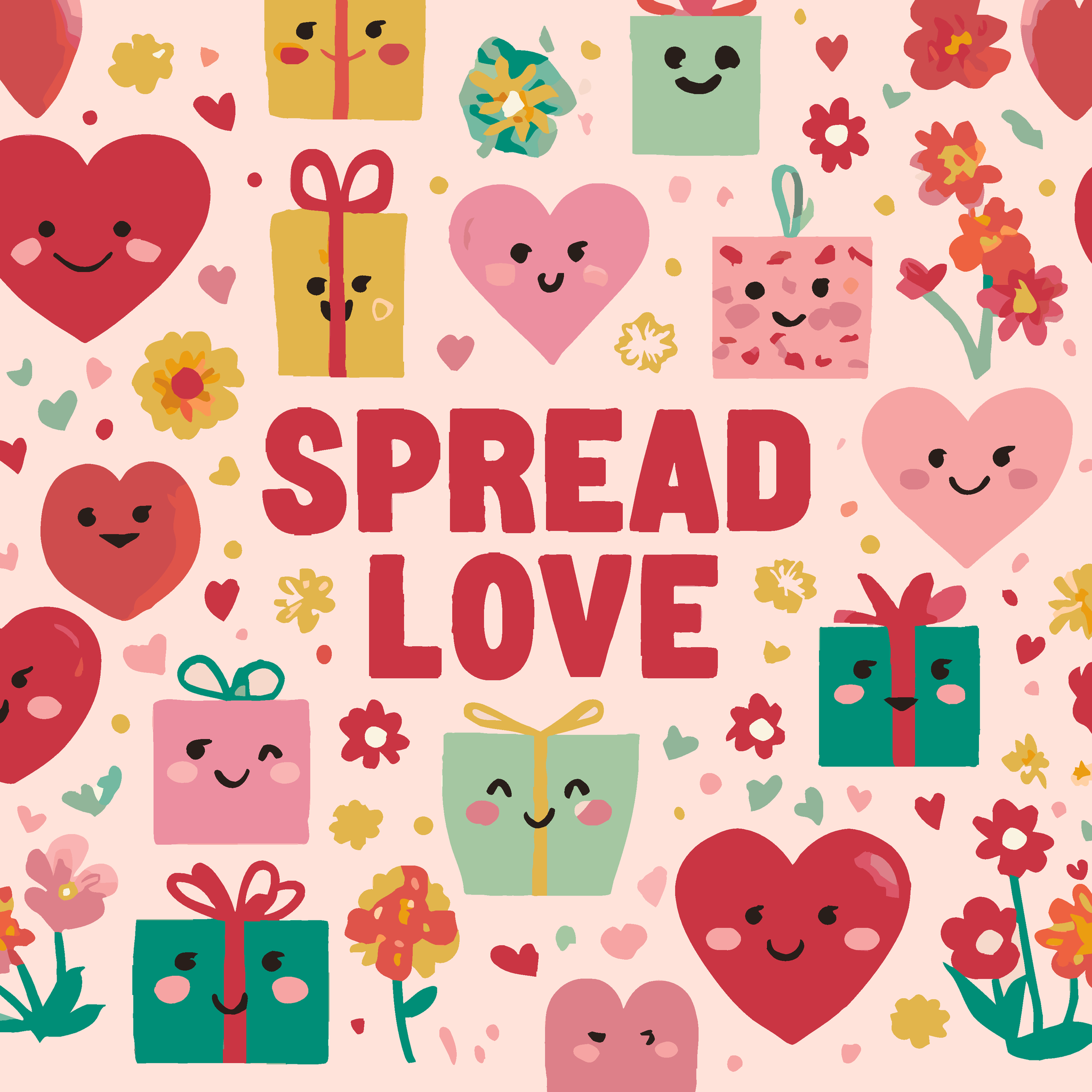 Colorful Love Spread