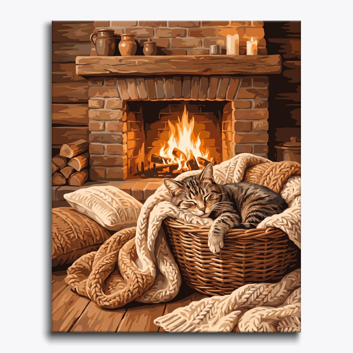 Cozy Cat Basket