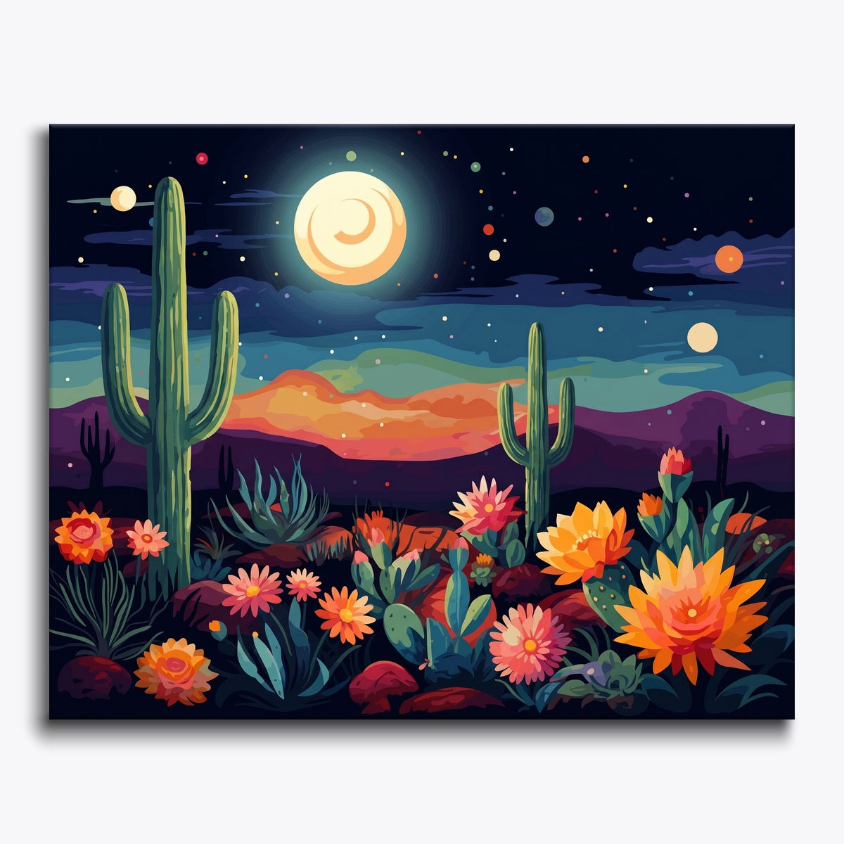 Desert Night Scene