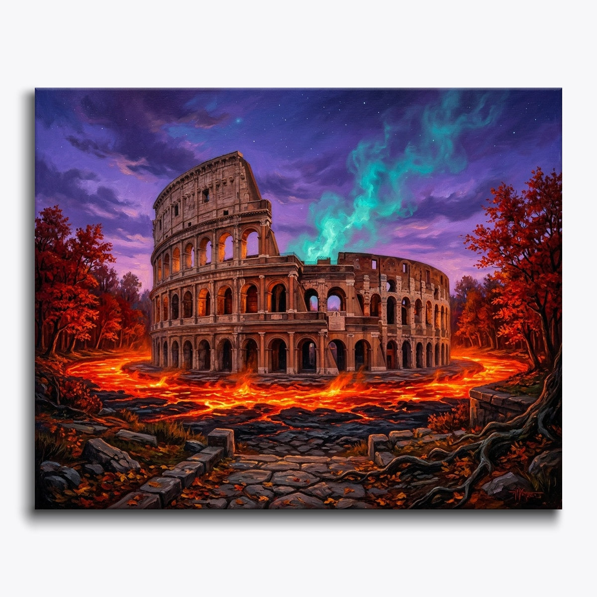 Lava Moat Around Colosseum