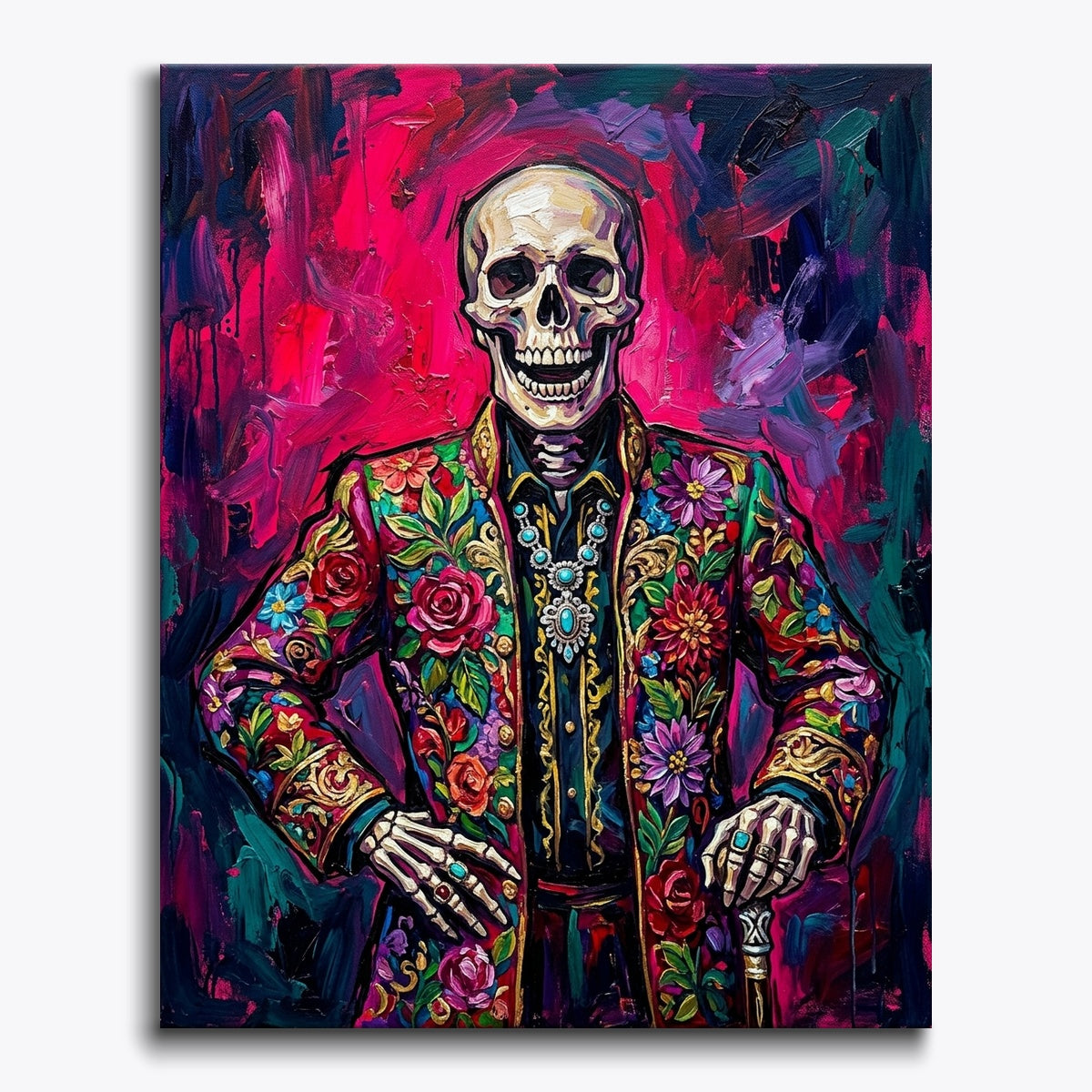 Floral Skeleton