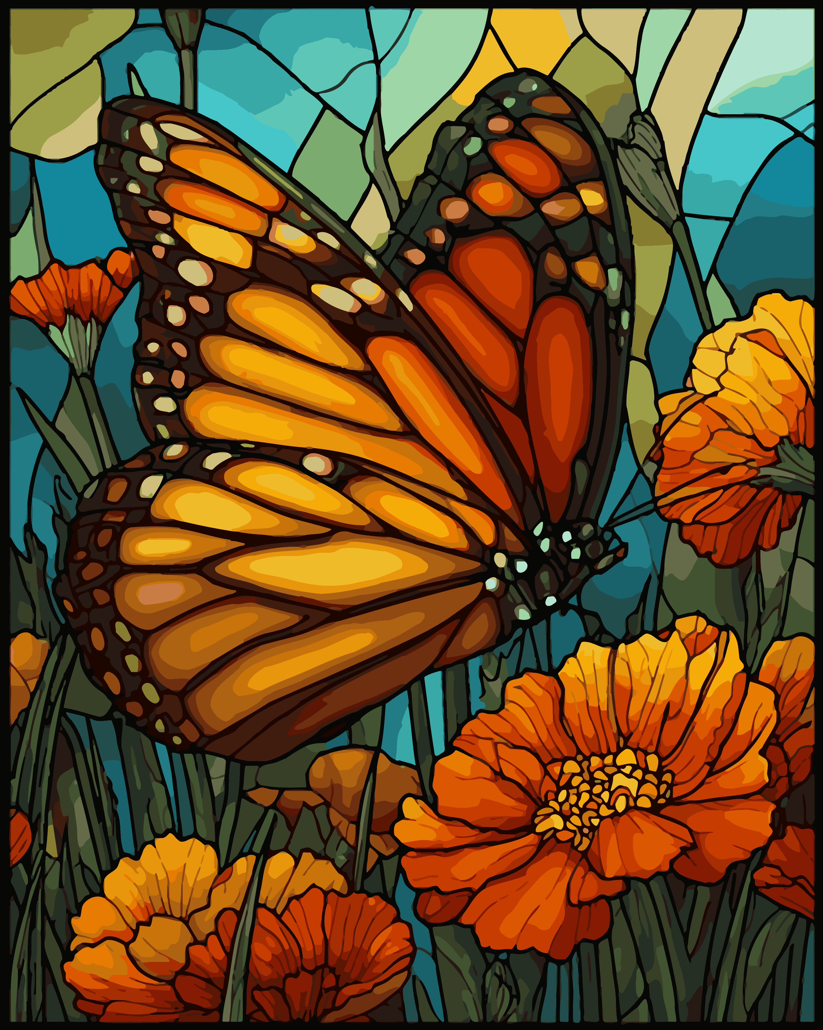 Monarch Mosaic