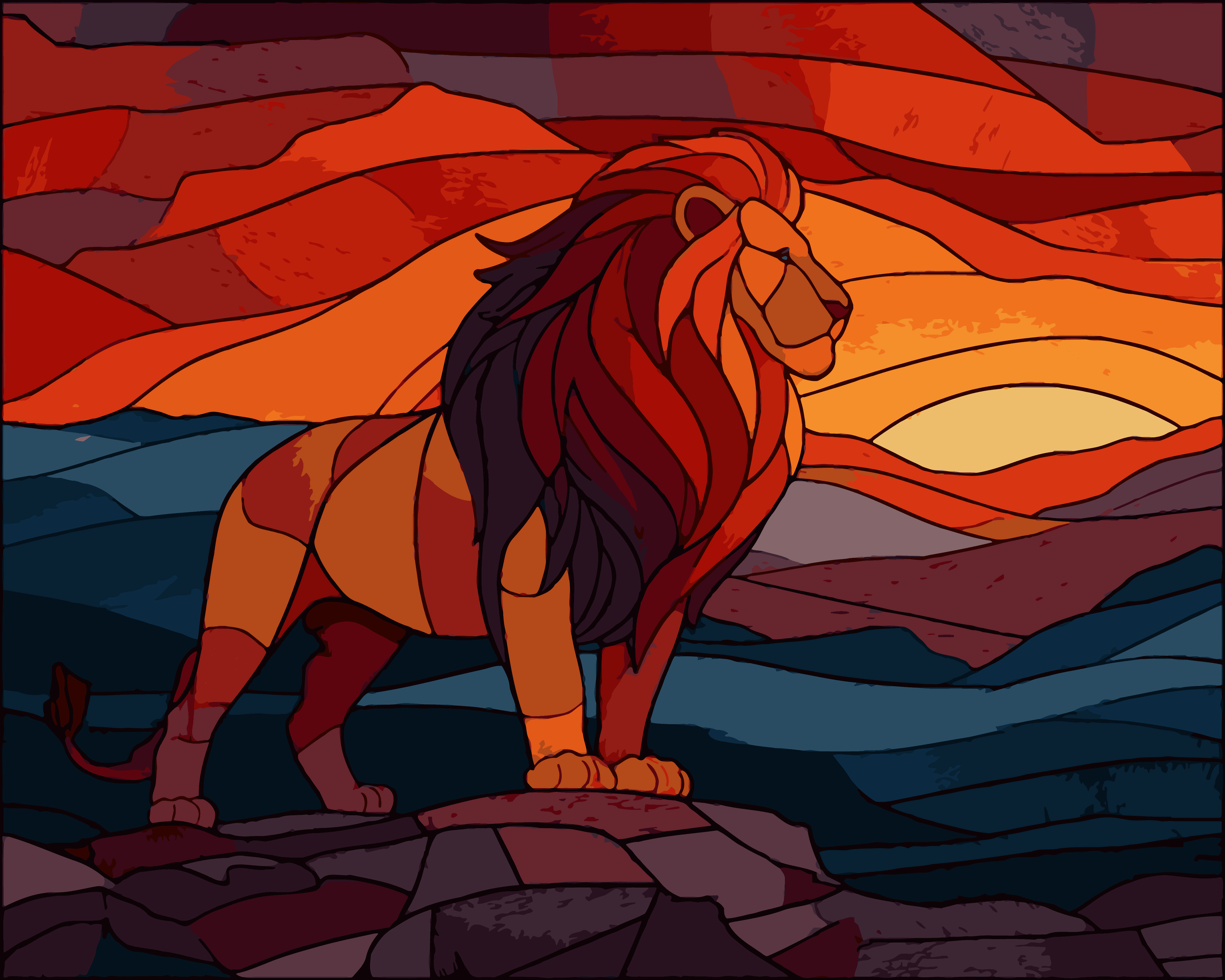 Geometric Lion