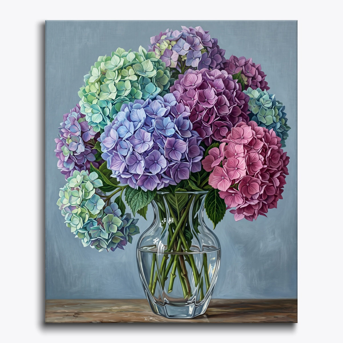 Hydrangea Pastel Study