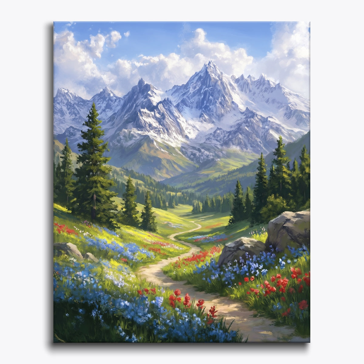 Mountain Meadow Scene