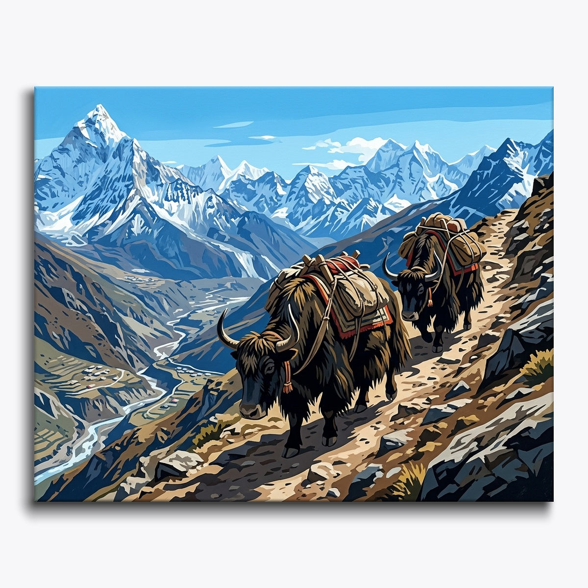 Mountain Yaks