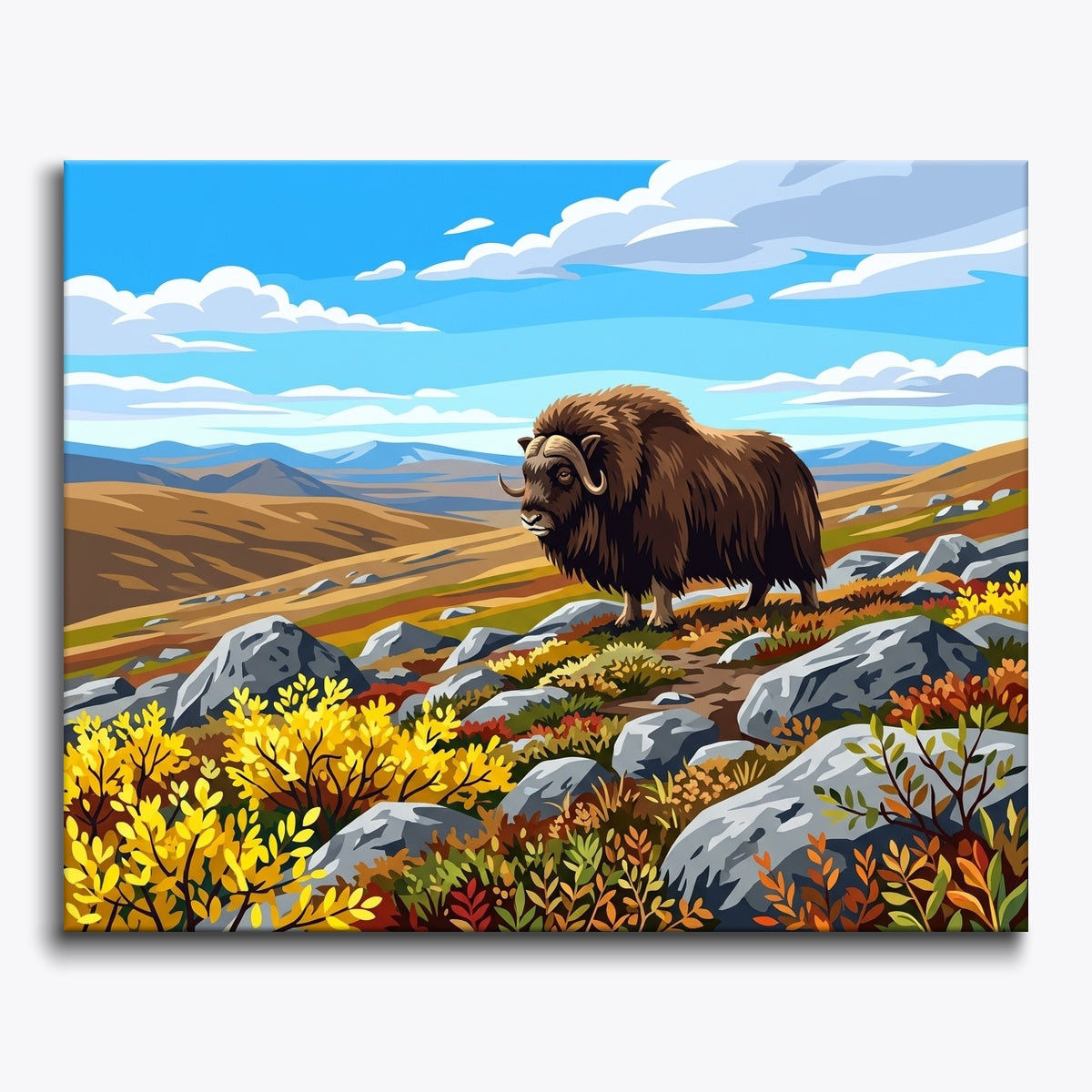 Musk Oxen Landscape