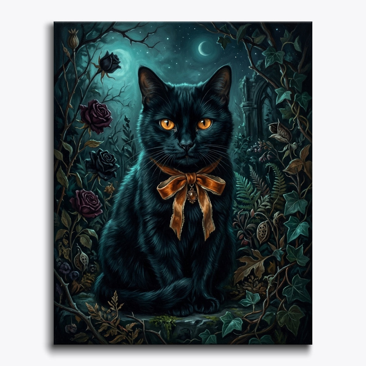 Detailed Black Cat