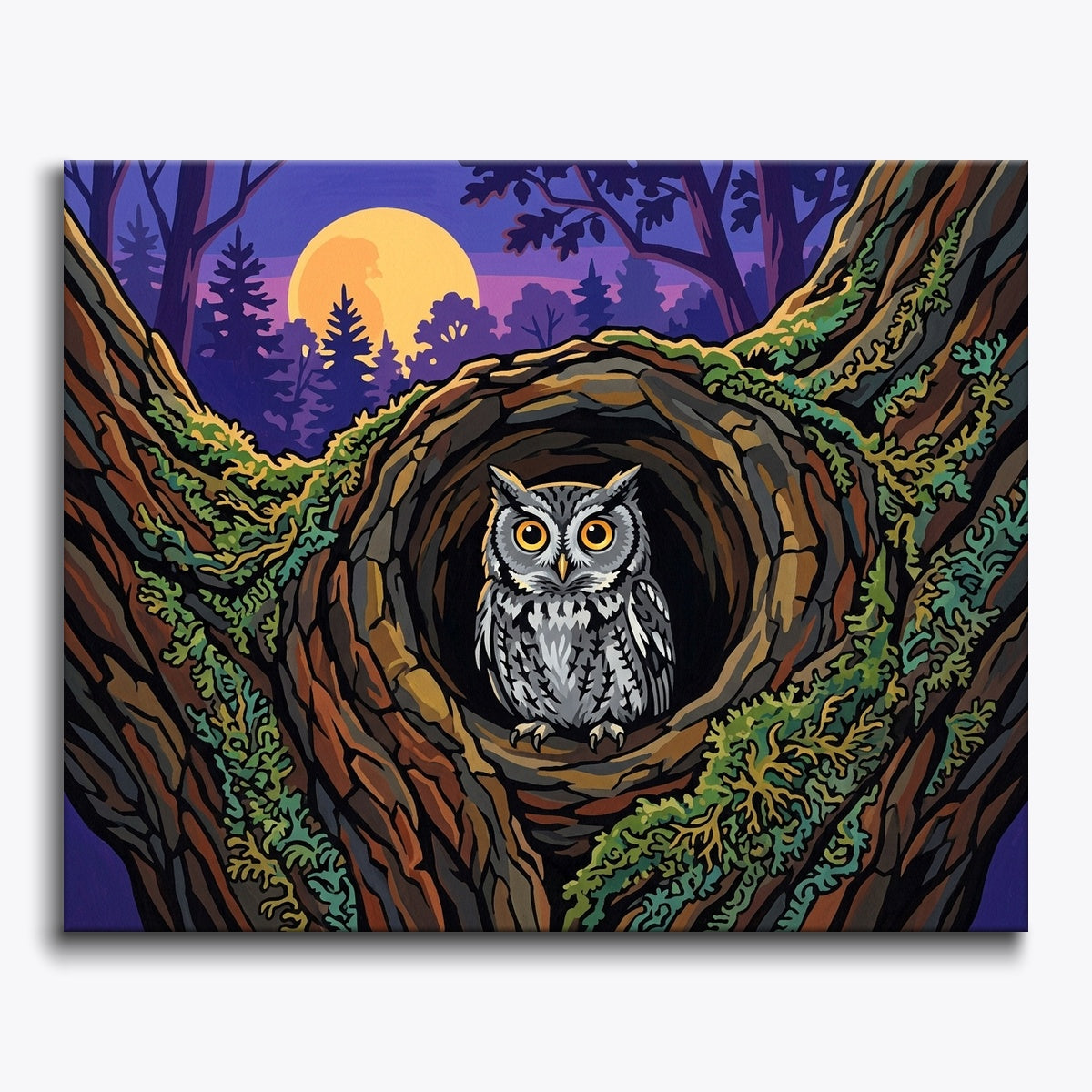 Owl in Nest