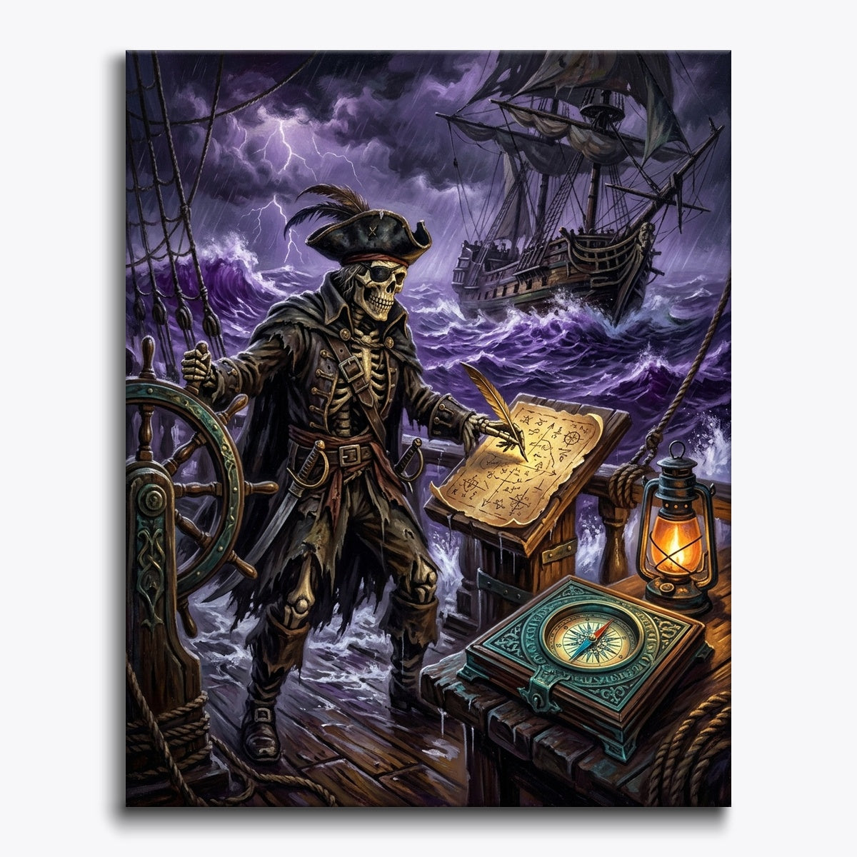 Skeleton Pirate By Teal Compass