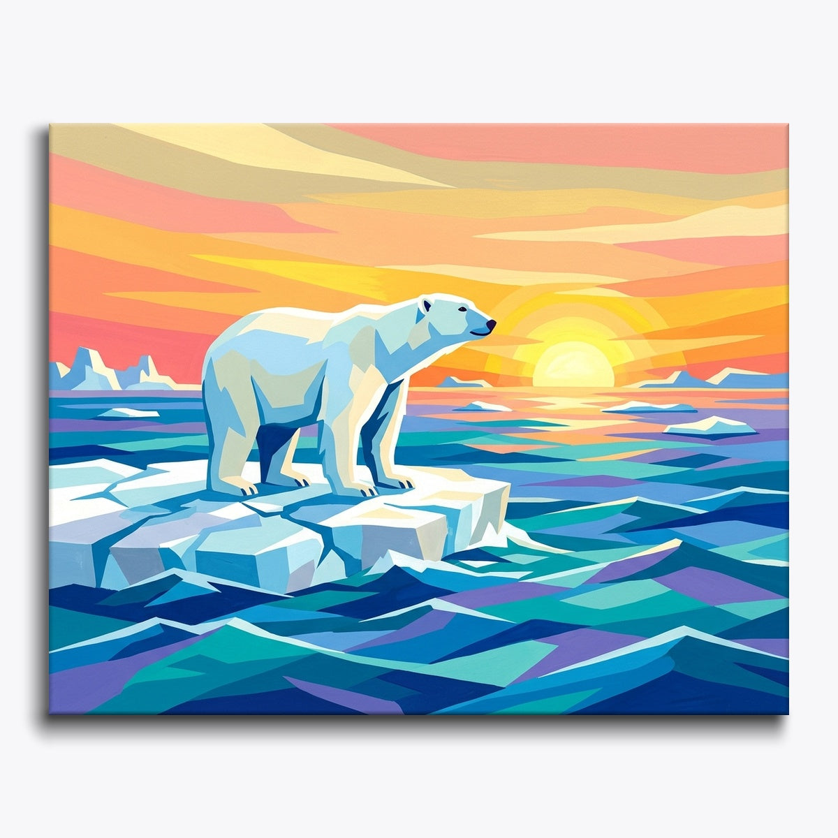 Polar Bear Sunset