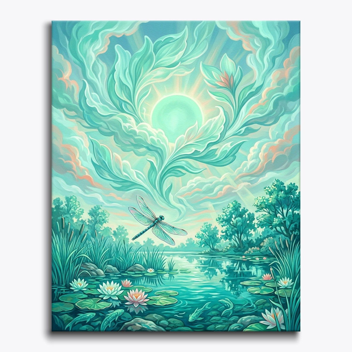 Dragonfly Morning Mist