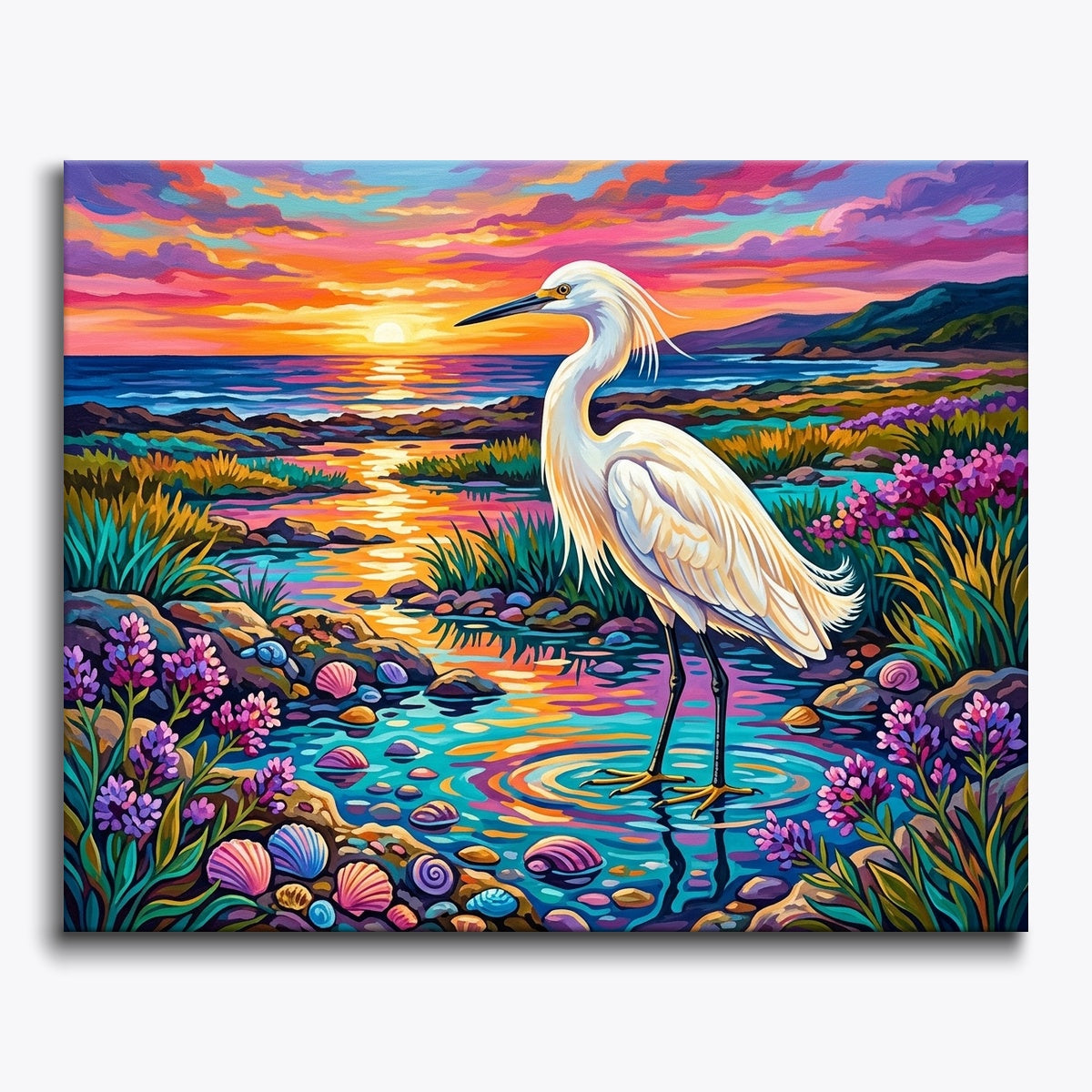 Seashell Egret