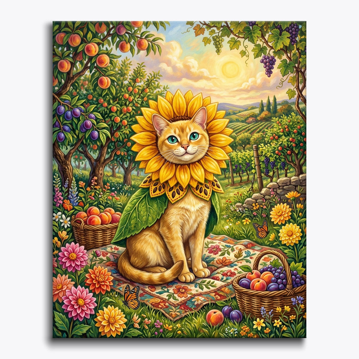 Sunflower Cat