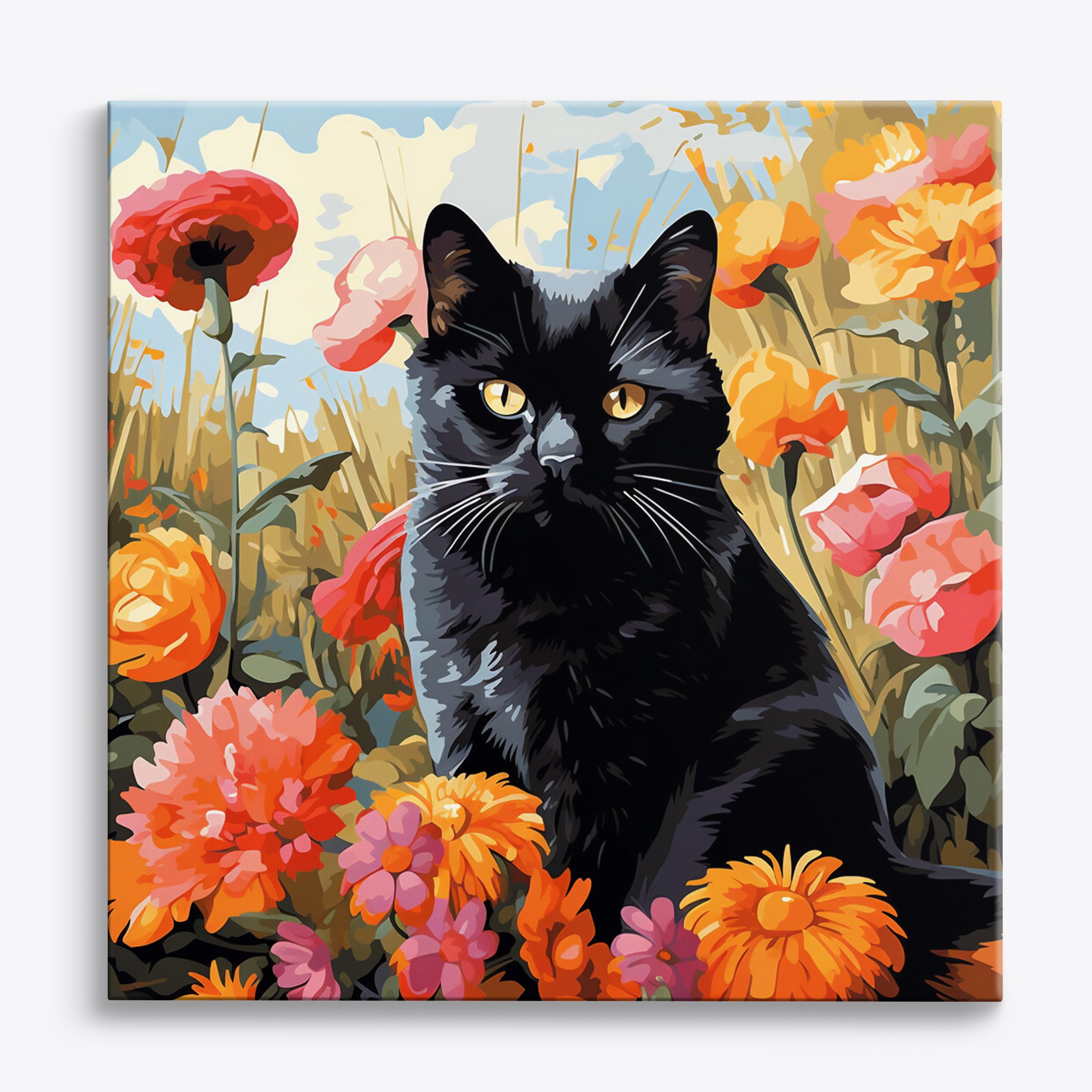 Felino soleggiato