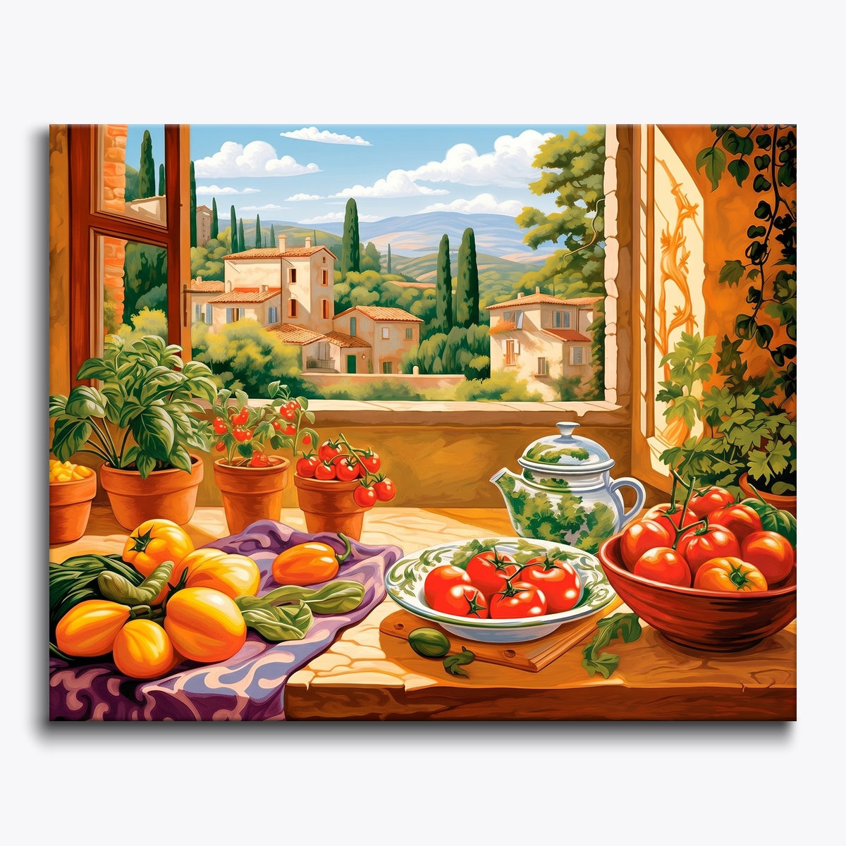 Tuscan Kitchen View